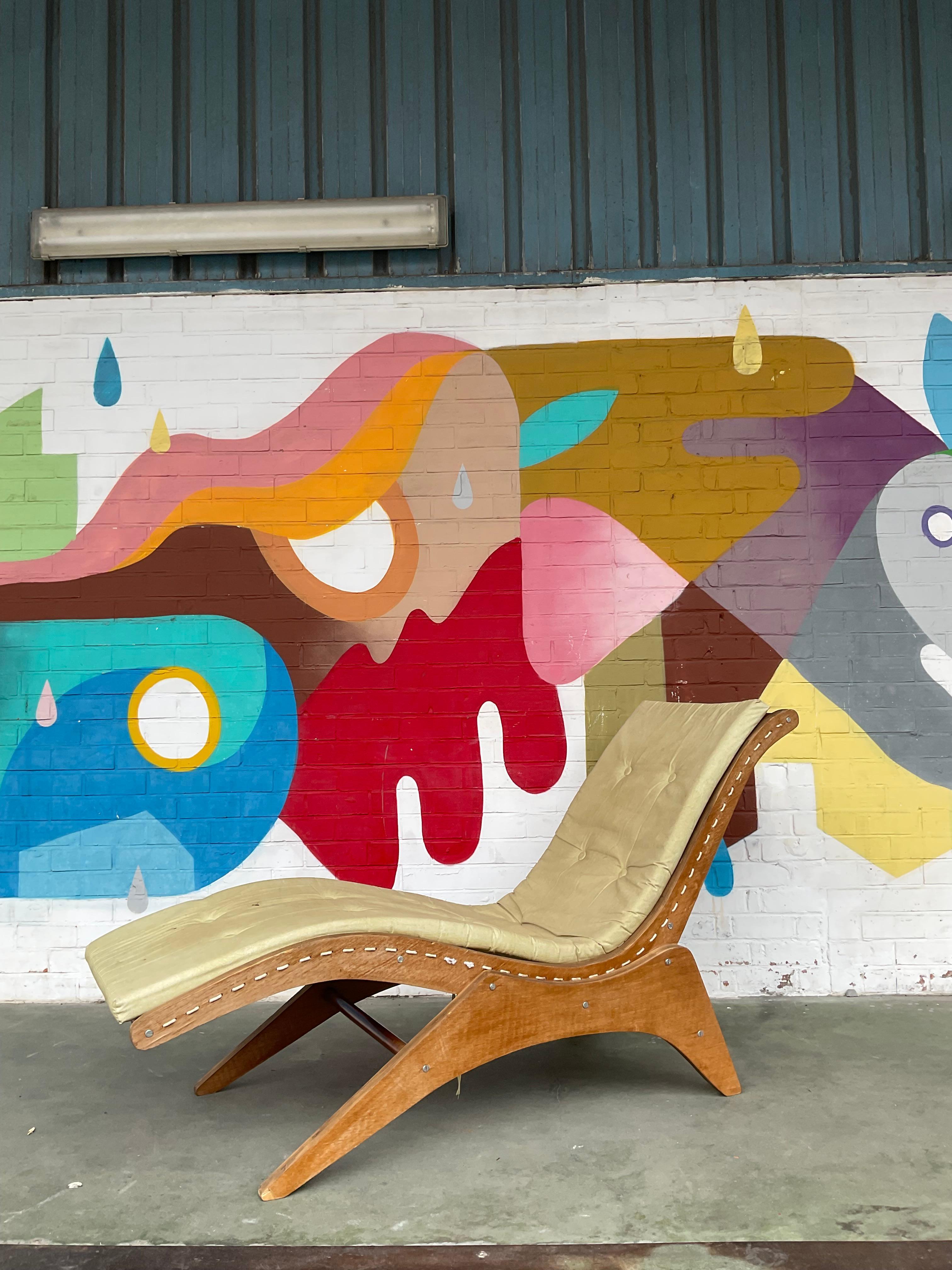 Chaise longue par Zanine Caldas, modèle de la  aus der Serie Z, vers 1950