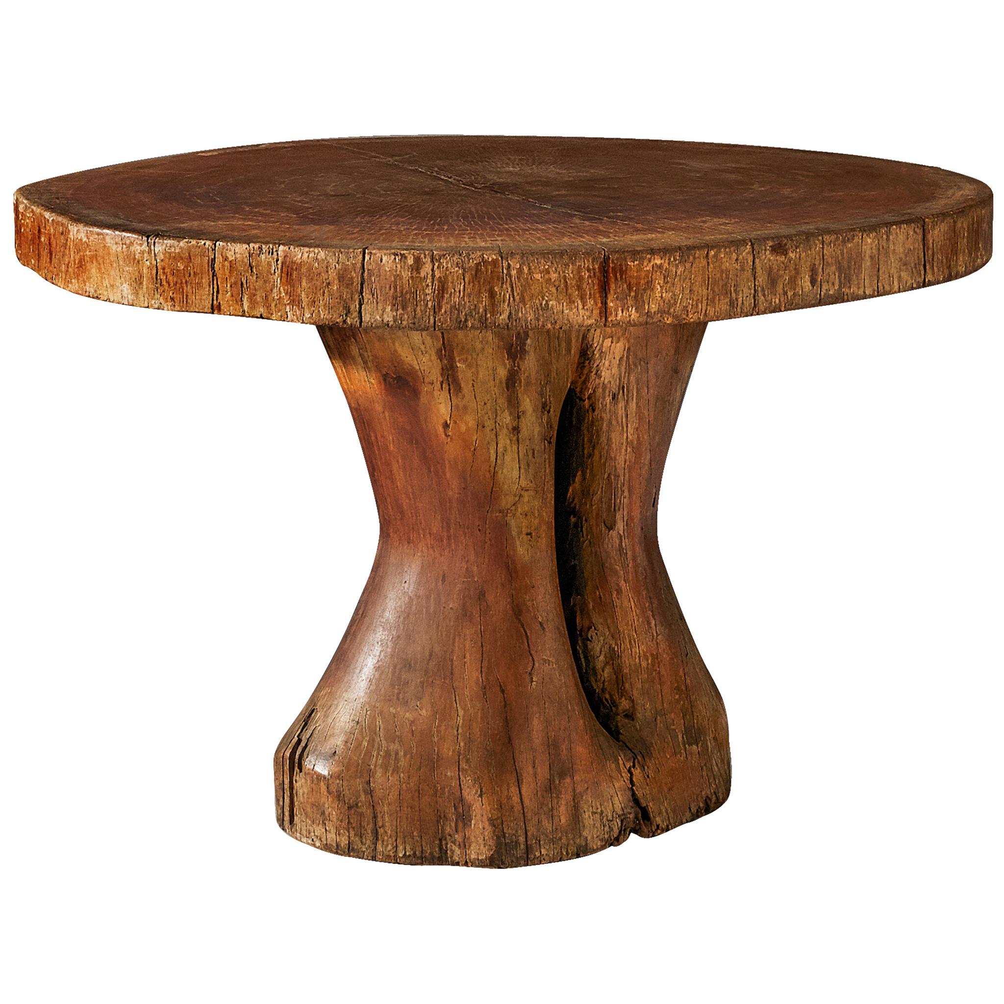 José Zanine Caldas, 'Denuncia' table, Brazil, 1970s

Unique dining table designed and made by the Brazilian architect and designer José Zanine Caldas. The table is made of solid wood, which makes this an incredible heavy, yet precious piece. This