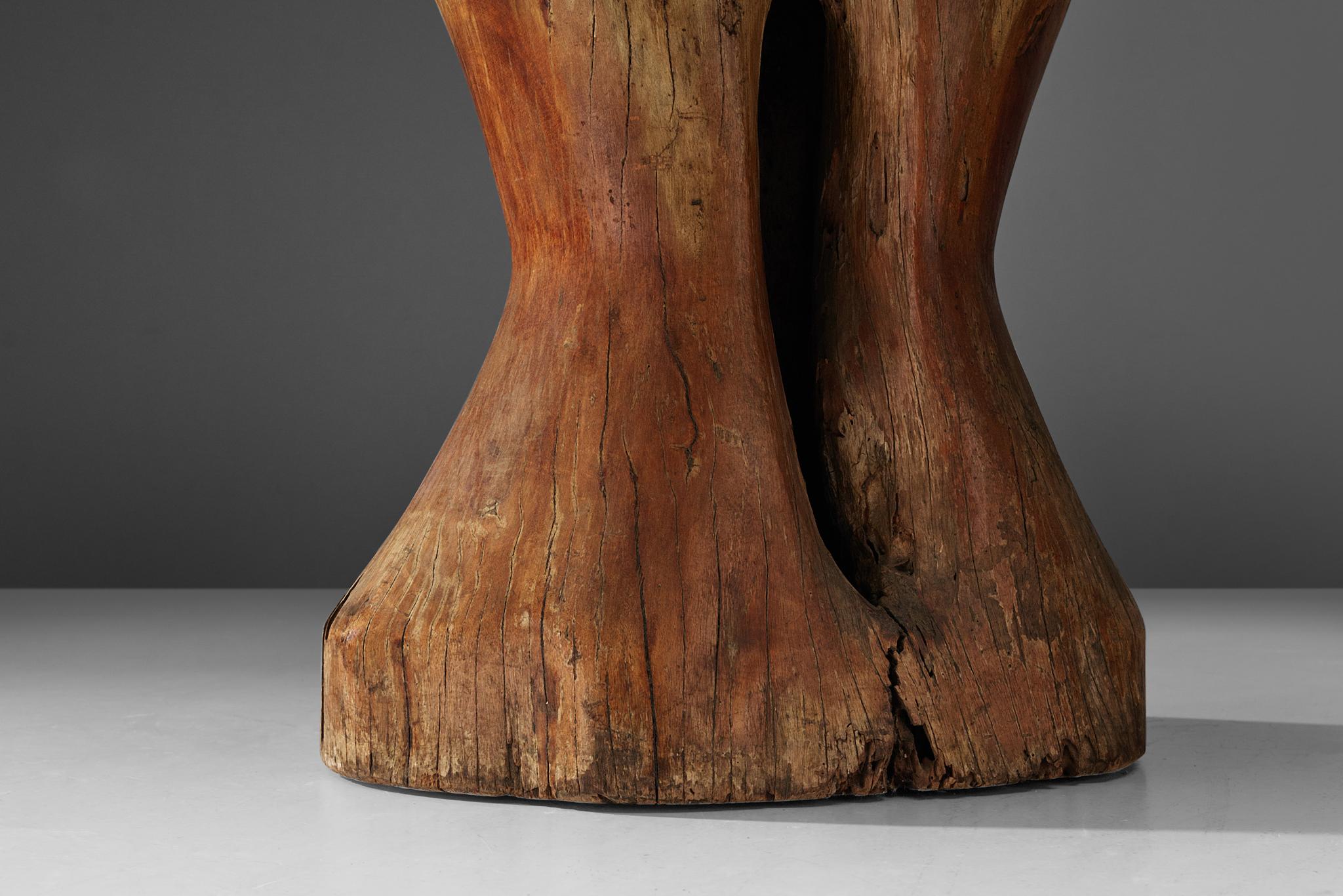 Brazilian Zanine Caldas Round 'Denuncia' Dining Table