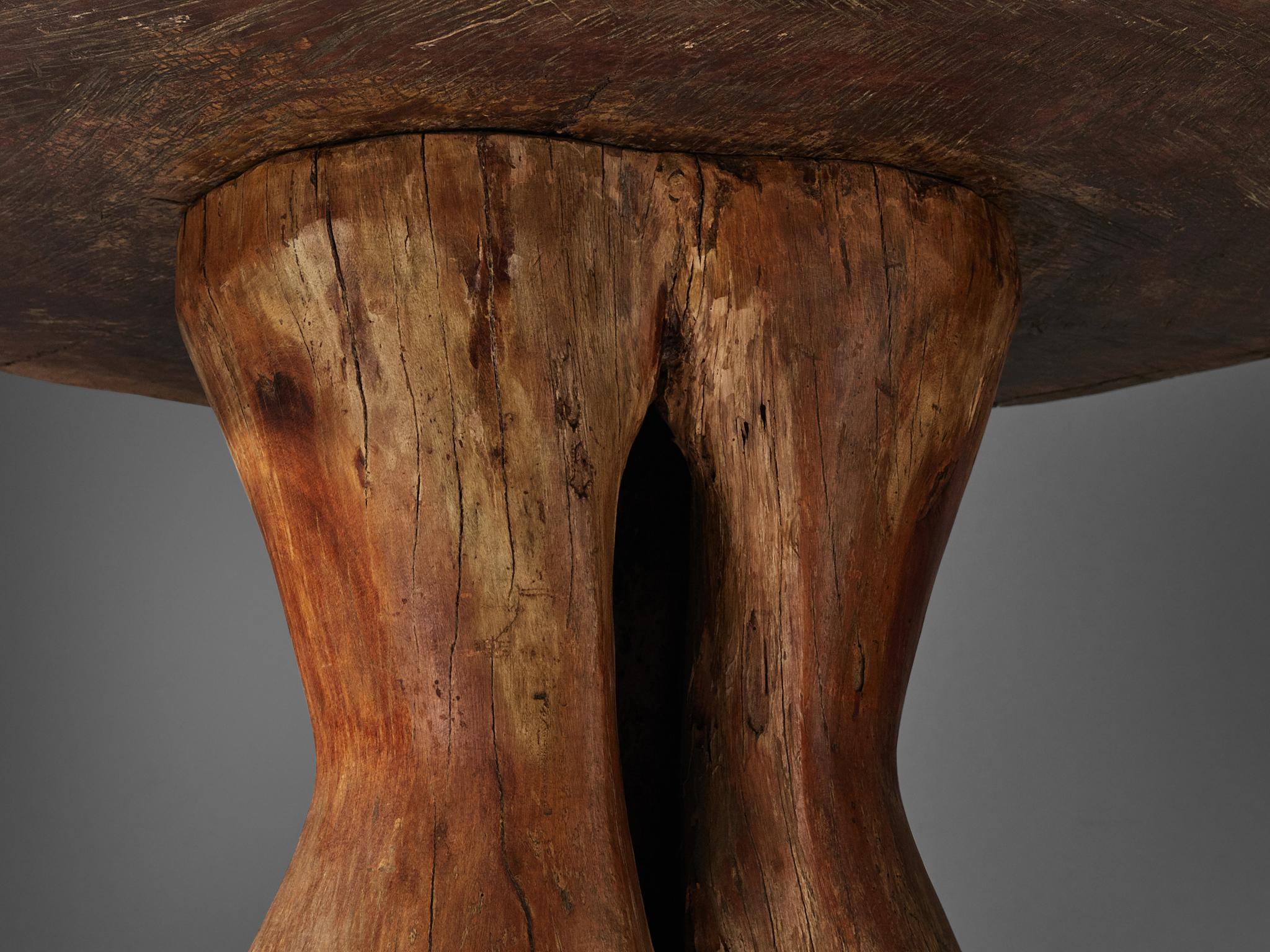 Late 20th Century Zanine Caldas Round 'Denuncia' Dining Table