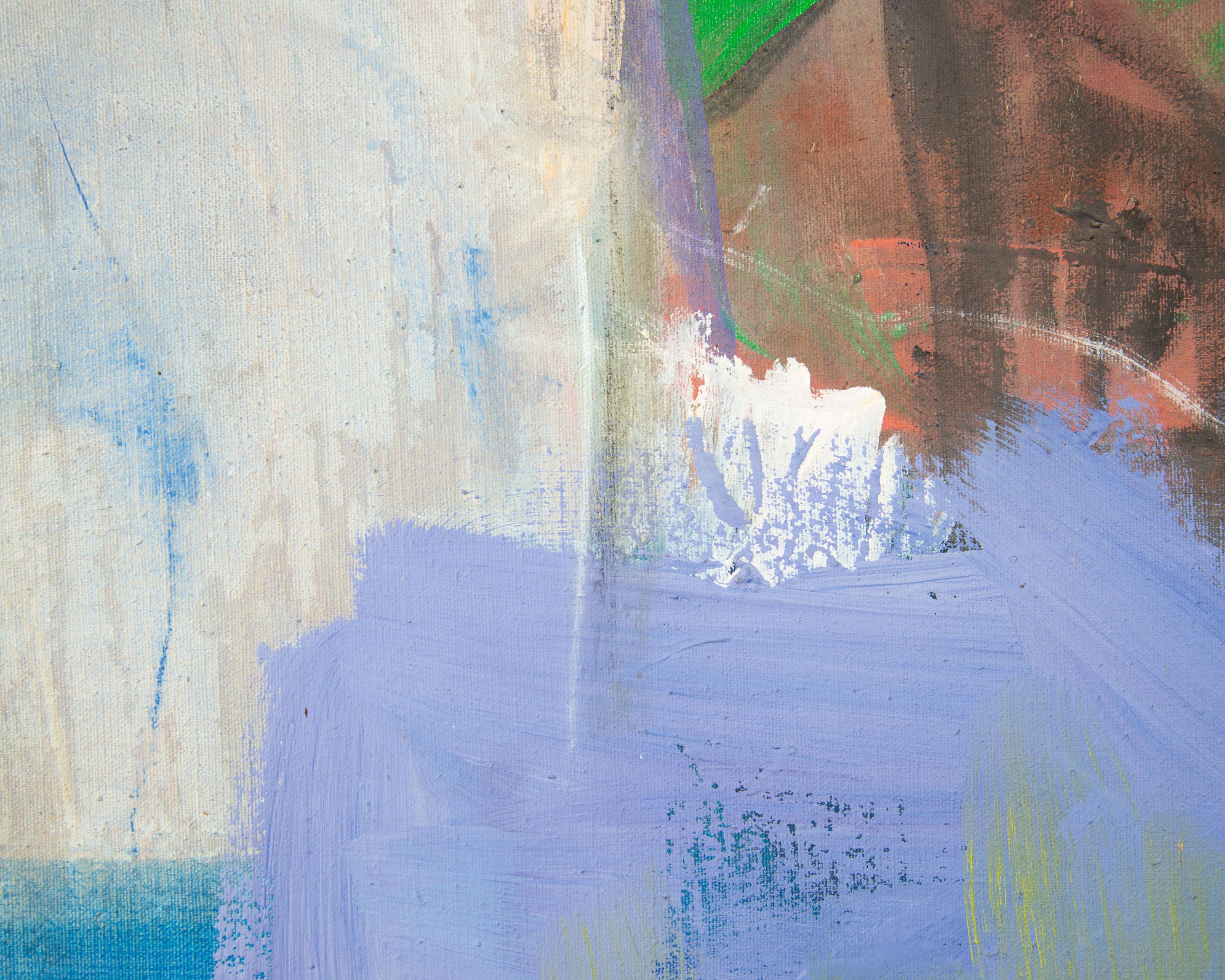 Zanne Hochberg Óleo sobre lienzo Pintura abstracta Pintado a mano en venta