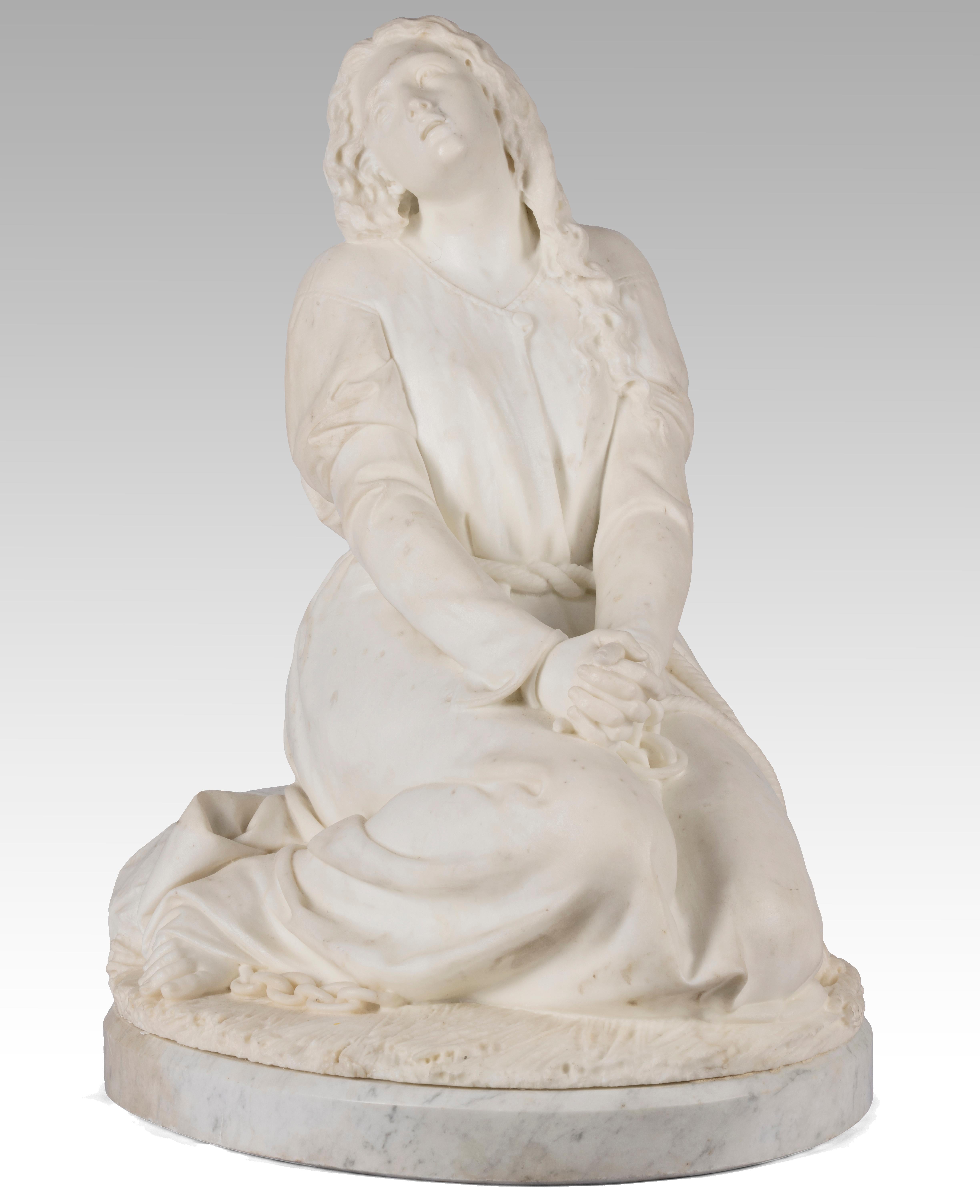 Figurative Sculpture di Zannoni Ugo - ANDROMEDA 1859