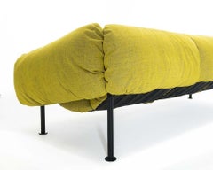 Zanotta 1045 Za:Za Large Sofa in Upholstery and Steel frame by Zaven