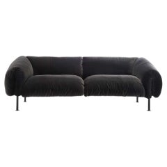 Zanotta 1045 Za:Za Medium Sofa in Upholstery and Steel frame by Zaven