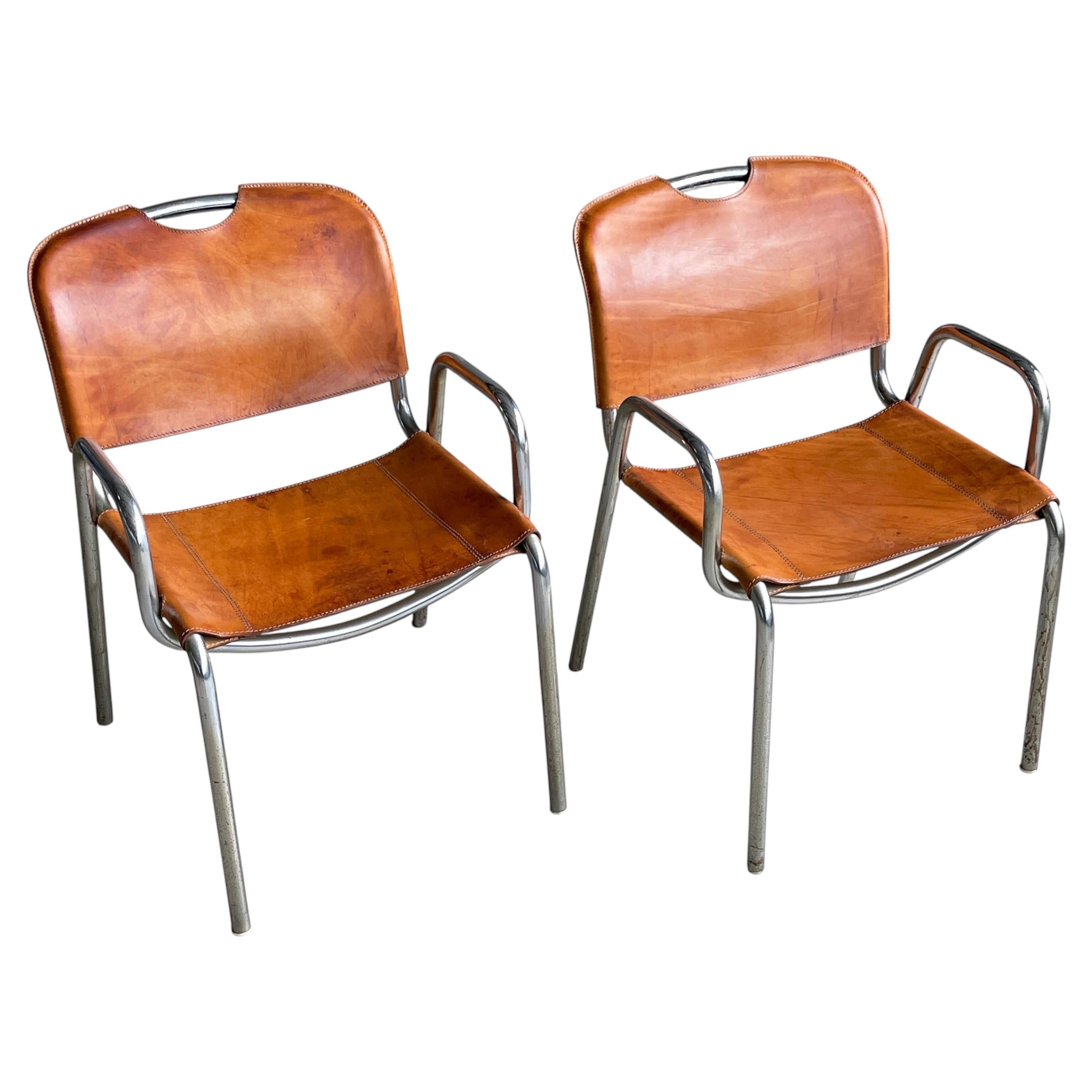 Chaises Zanotta 2062 Castiglia - Achille Castiglioni et Marcello Minale, 1968