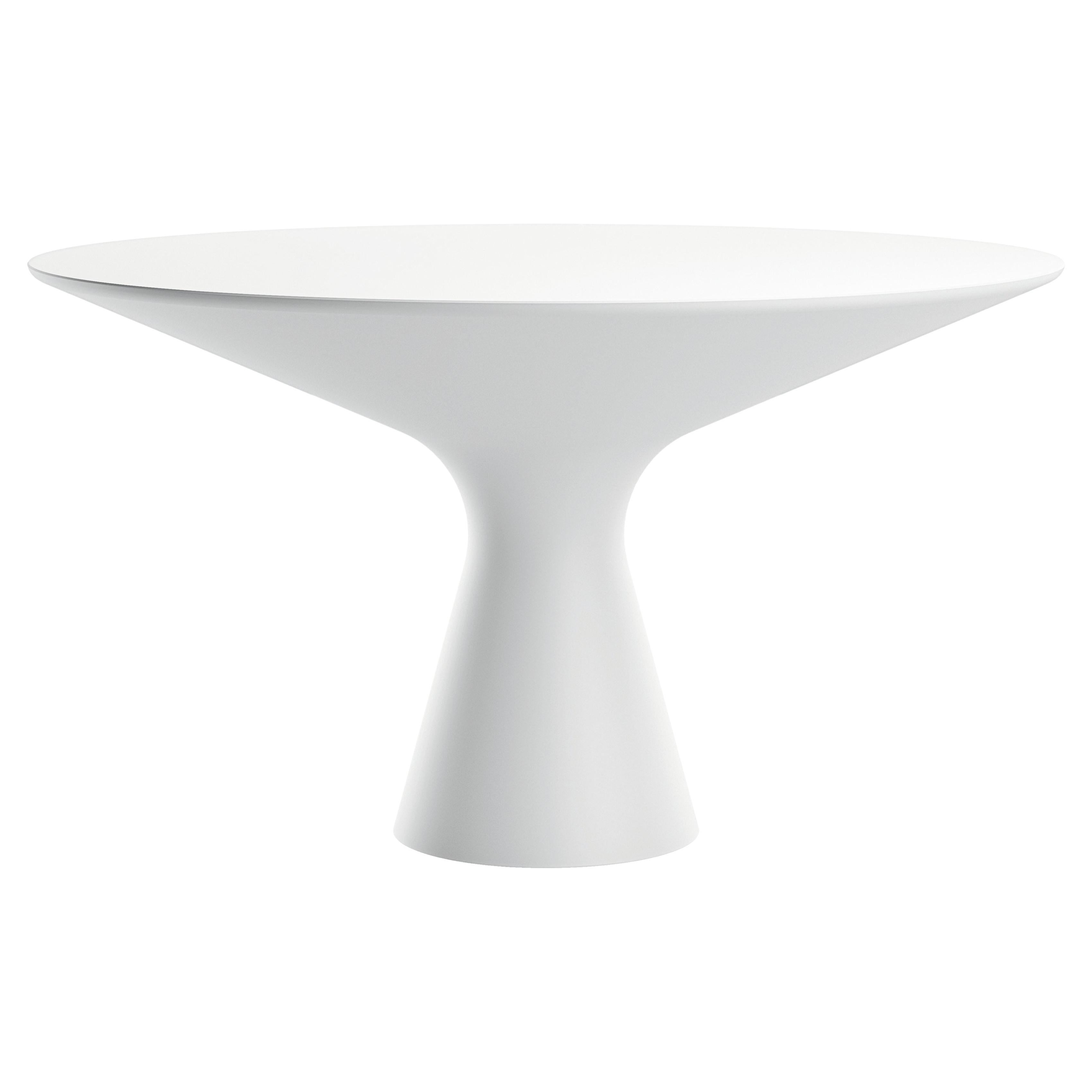 Zanotta Blanco Table in Cristalplant Top and Frame by Jacopo Zibardi For Sale
