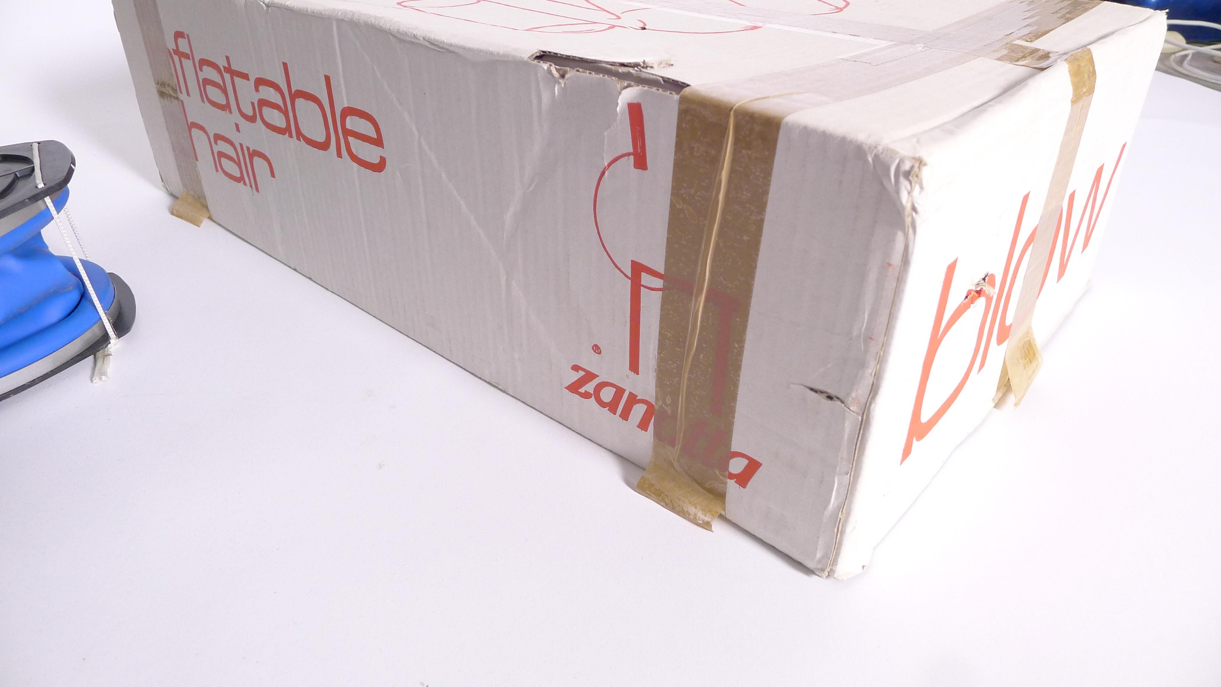 PVC Zanotta Blow Chair, designed 1967, unused in original box