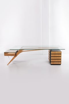 Zanotta Cavour CM desk designed by Carlo Mollino in 1949