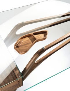 Zanotta Cavour CM Executive Kit in Canaletto Walnut by Carlo Mollino