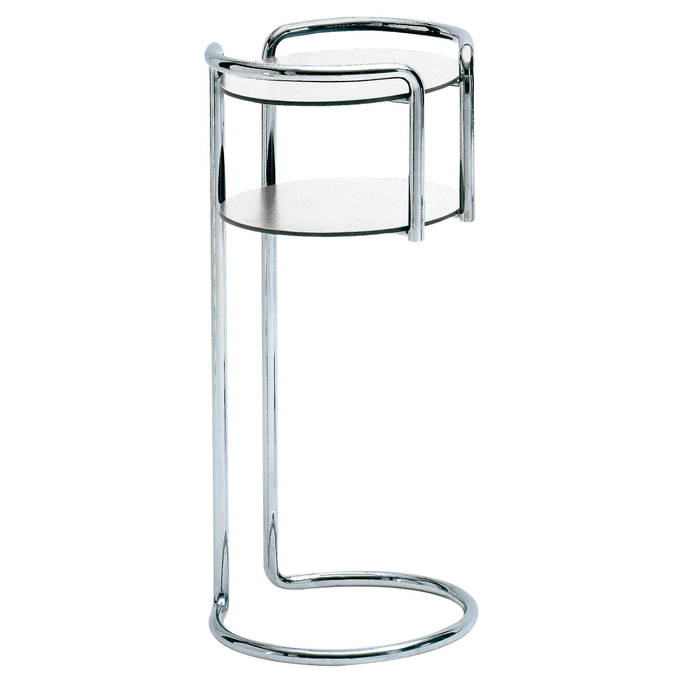 Zanotta Chichibio Object Stand in Steel Frame with White Plastic Laminate For Sale
