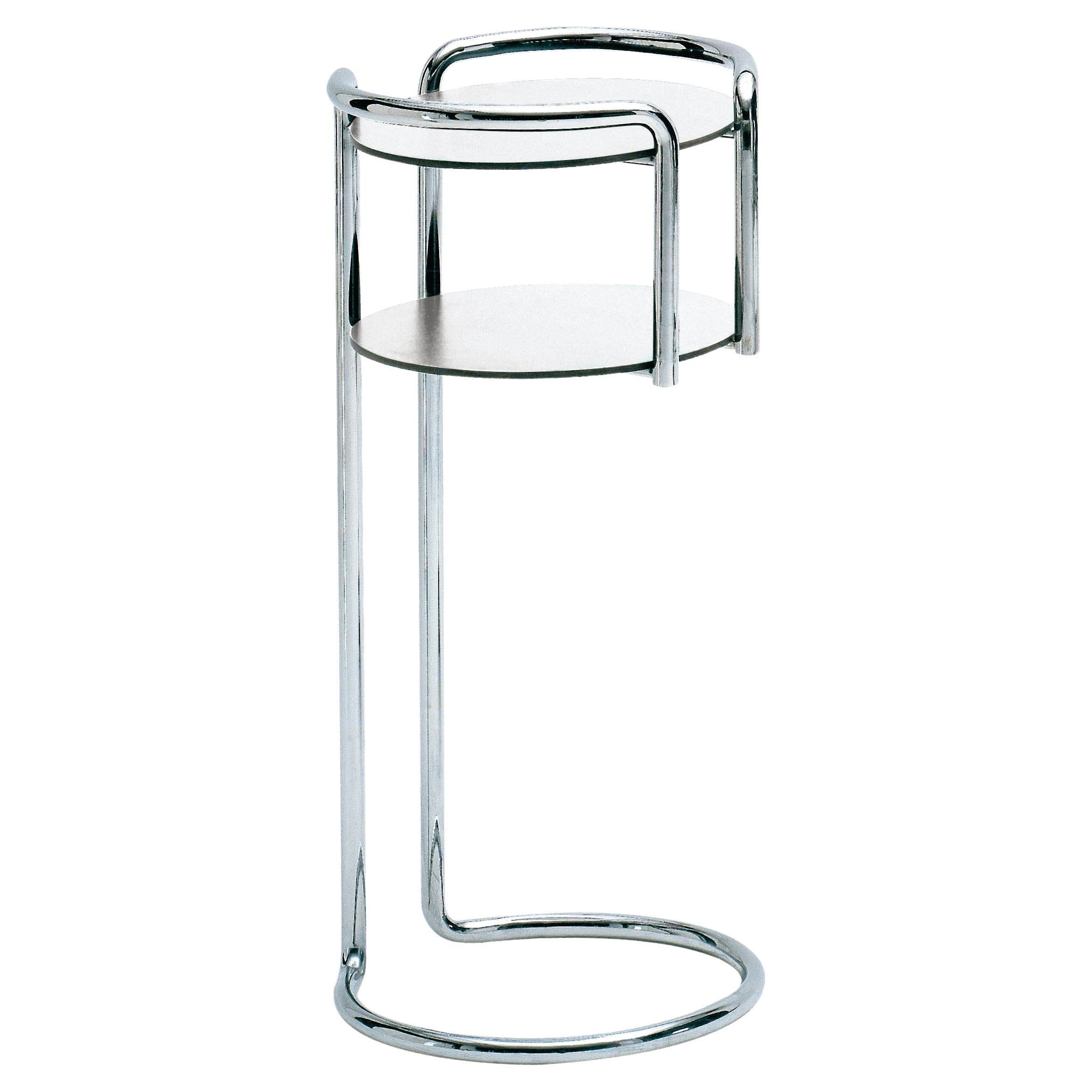 Zanotta Chichibio Object Stand in Steel Frame with White Plastic Laminate