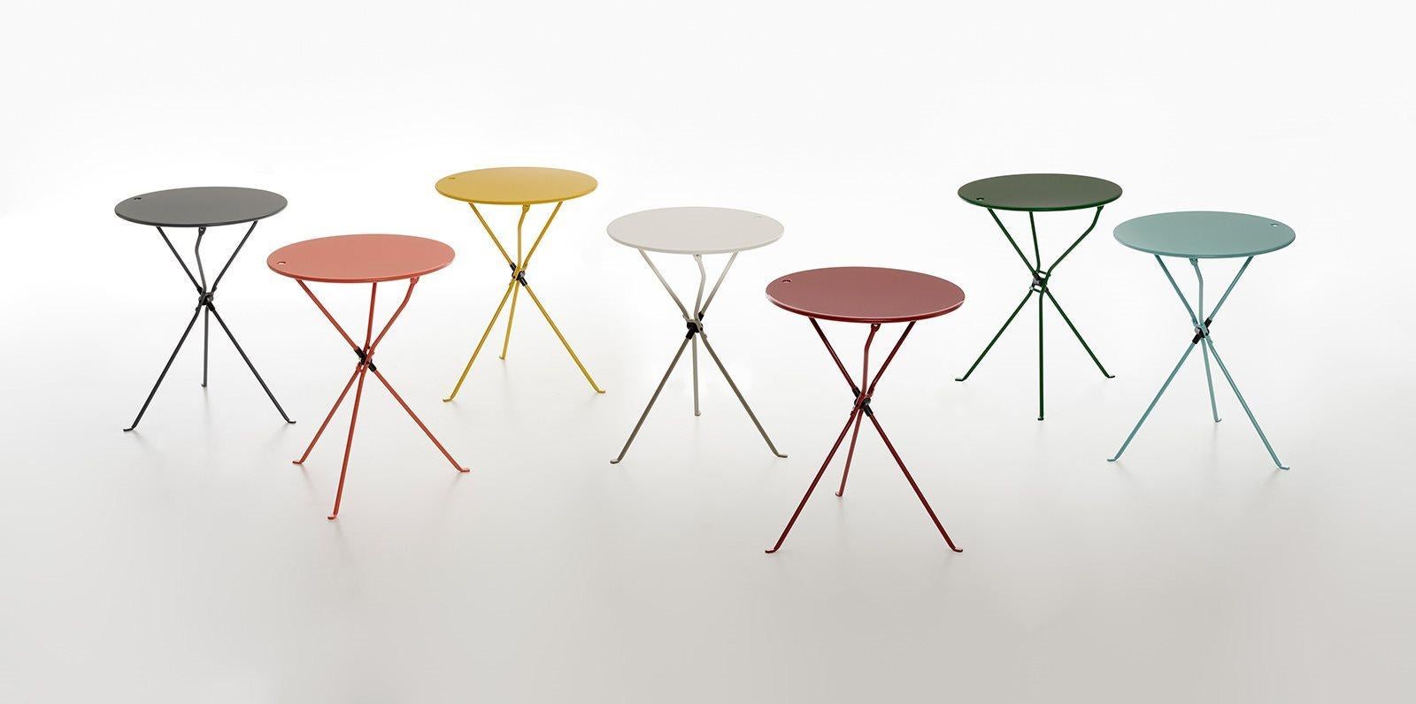 Zanotta Cumano Yellow Folding table designed by Achille Castiglioni 7