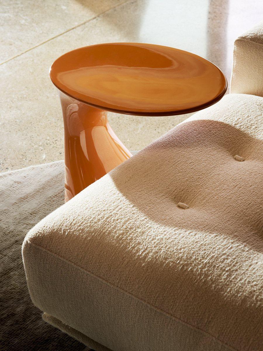 Lacquer Zanotta Customizable Color Tod Side Table by Todd Bracher For Sale