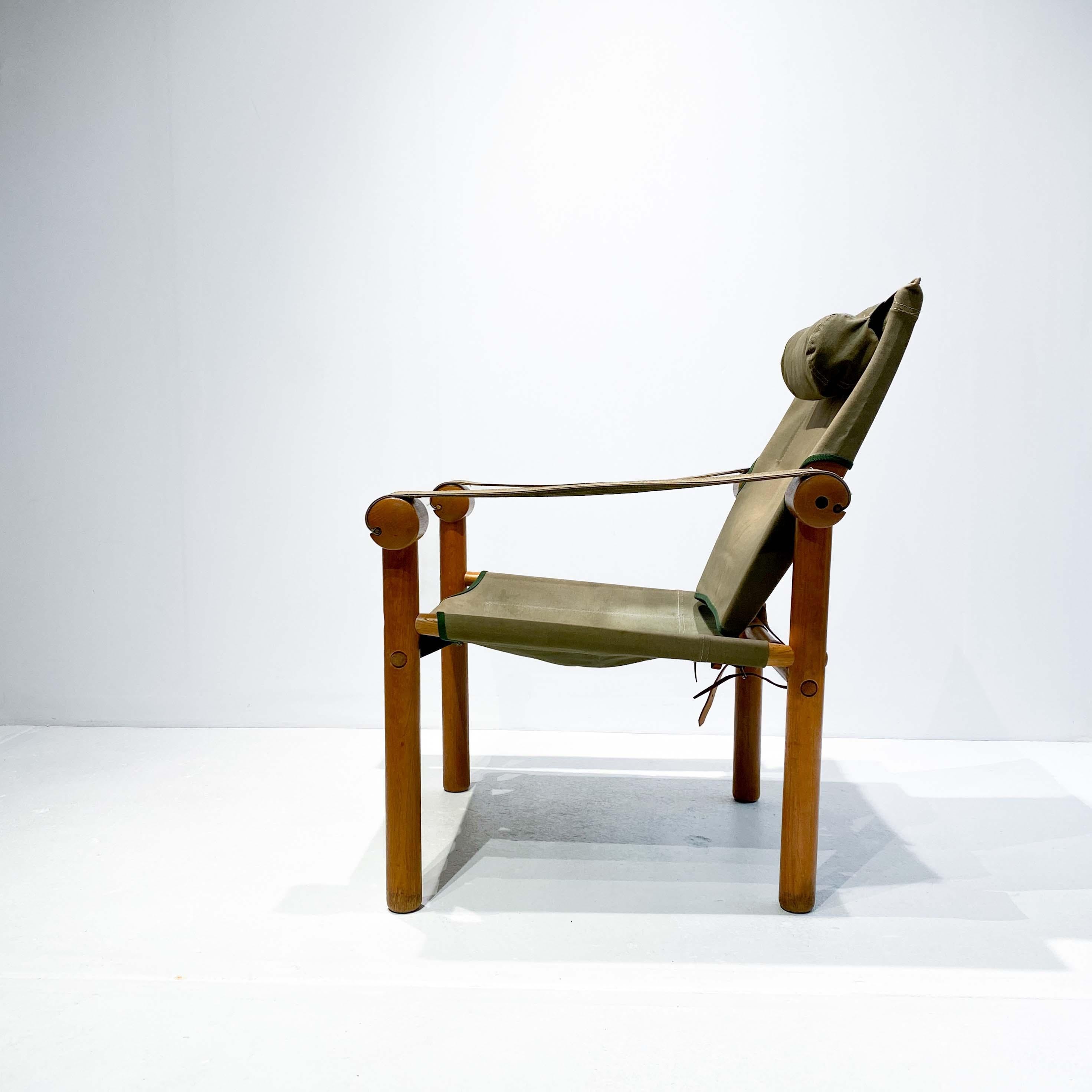 Late 20th Century Zanotta Dismountable Safari Chair, 1970s
