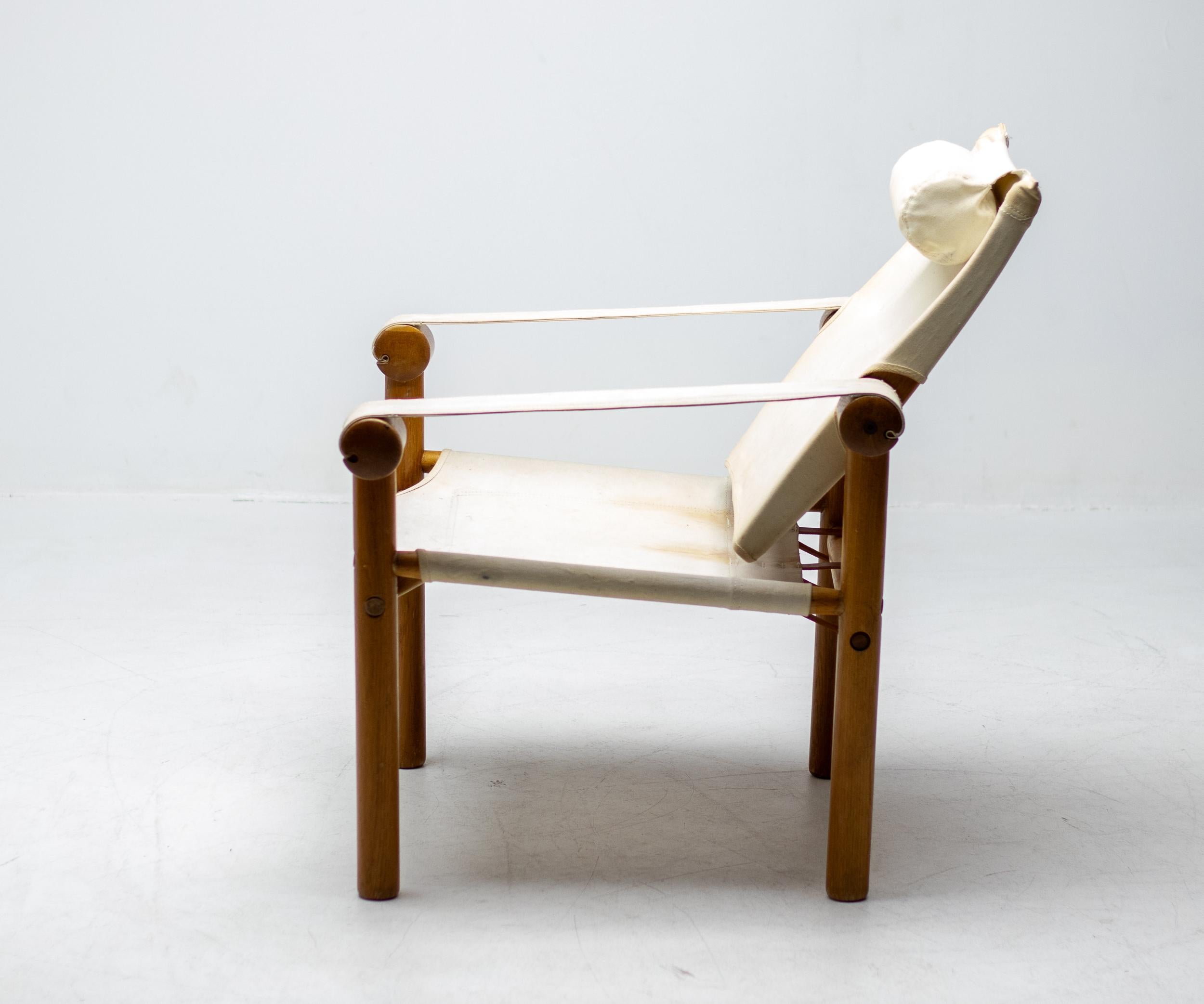 Zanotta Dismountable Safari Chair For Sale 8