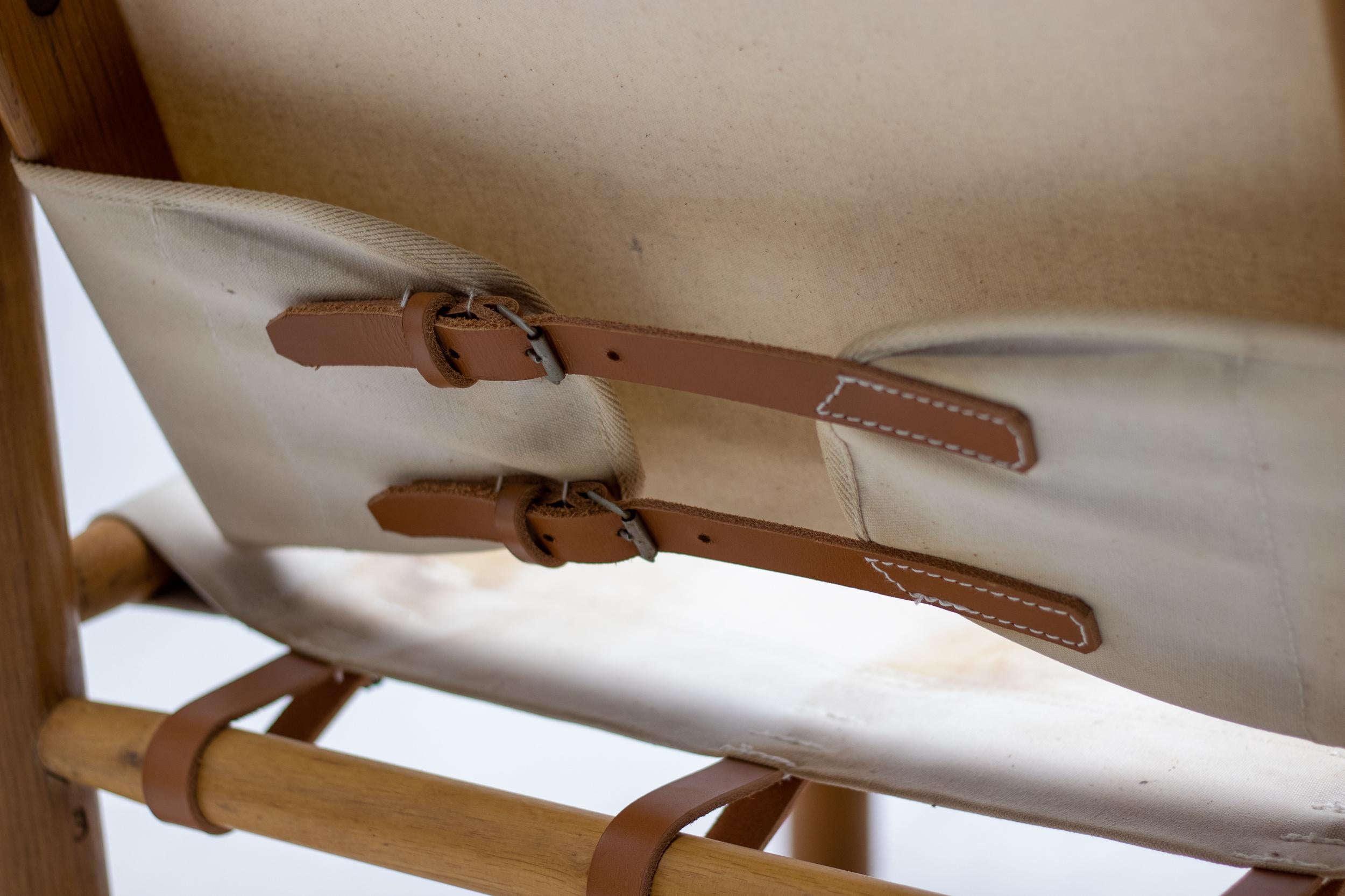 Late 20th Century Zanotta Dismountable Safari Chair For Sale