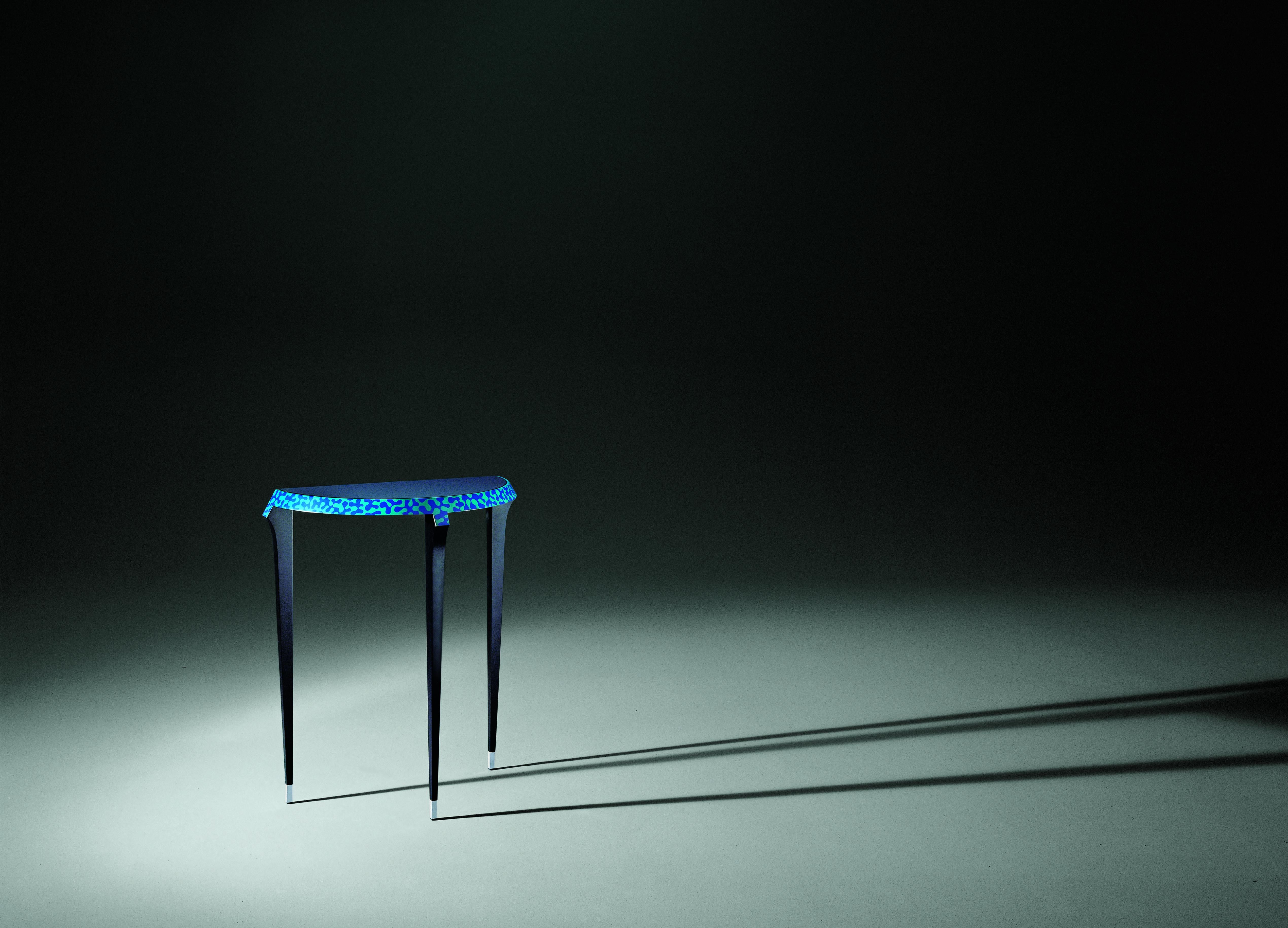 Table console Agrilo de Zanotta Edizioni en noir laqué par Alessandro Mendini Neuf - En vente à Brooklyn, NY