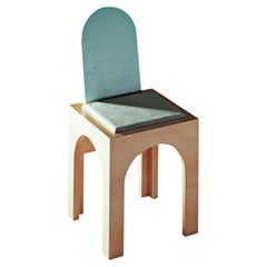 Zanotta Edizioni Carabo Chair lacquered in Green by Ettore Sottsass