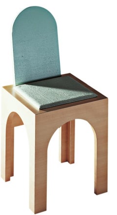 Zanotta Edizioni Carabo Chair lacquered in lilac by Ettore Sottsass