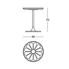 Zanotta Edizioni Table Hispo avec base en aluminium par Alessandro Mendini