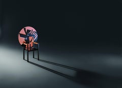 Zanotta Edizioni Zabro Table Chair in Lacquered Wood by Alessandro Mendini