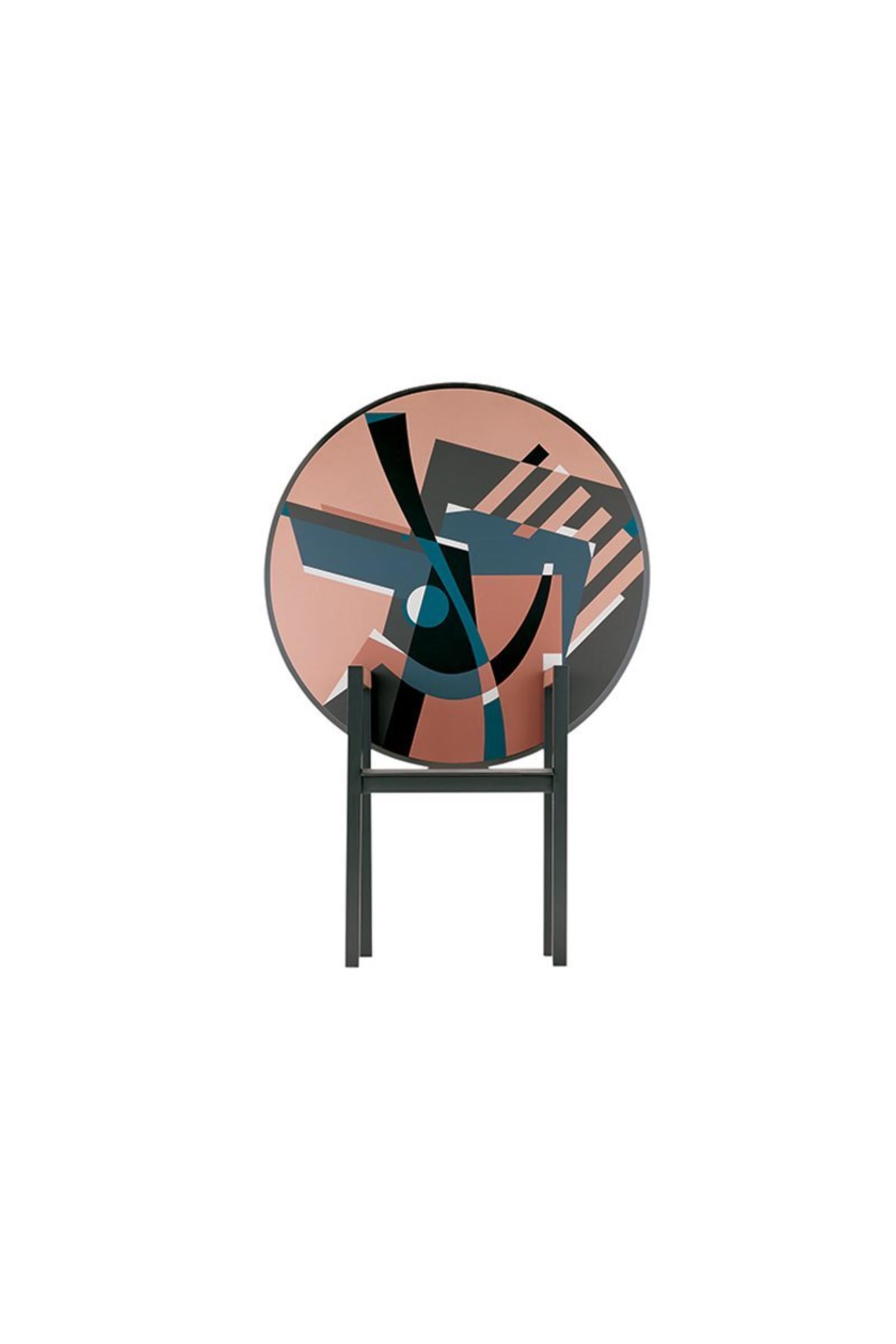 Zanotta Edizioni Zabro Silla de mesa de madera lacada de Alessandro Mendini en venta