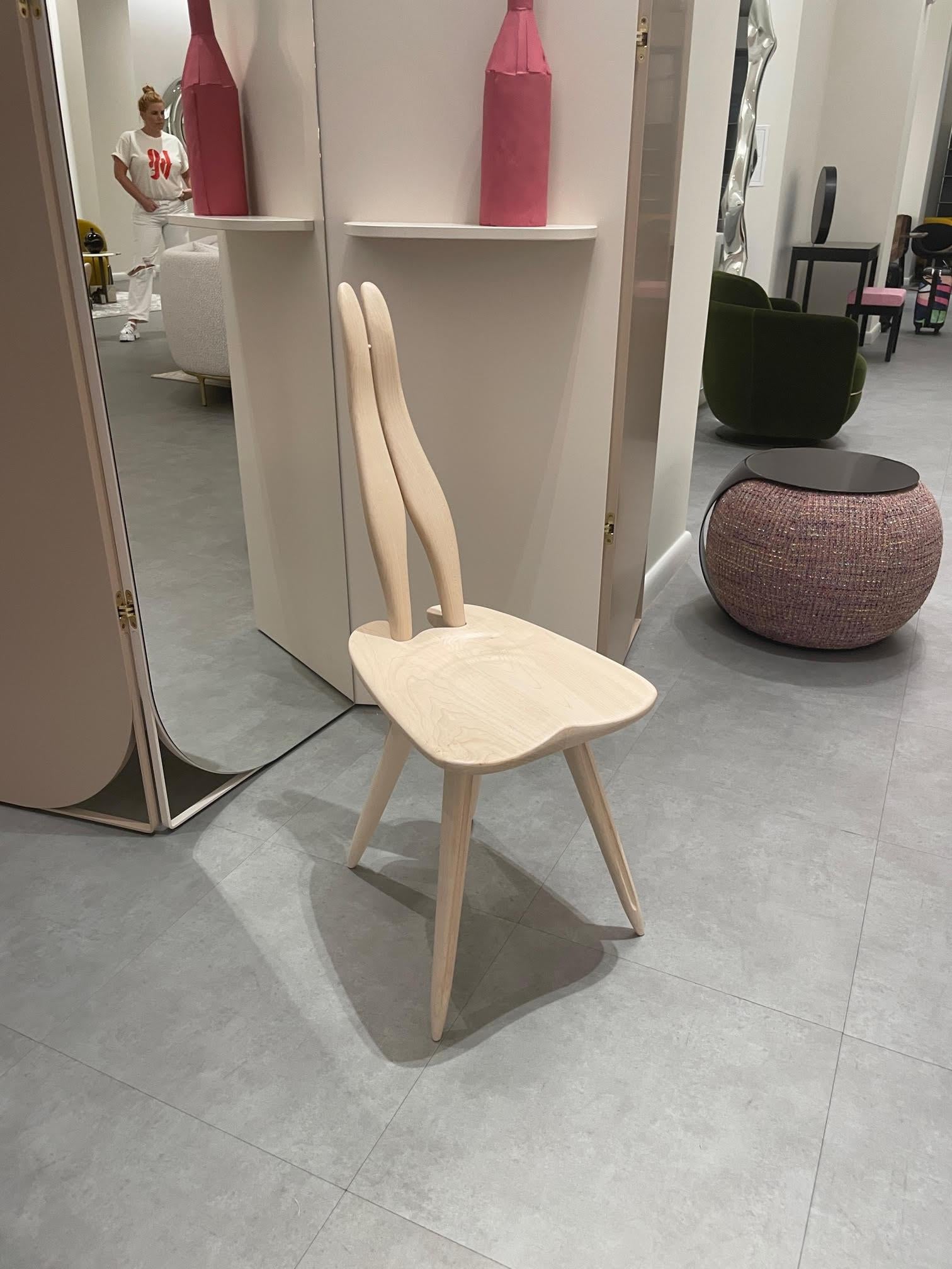 Zanotta Fenis CM Natural Frame Chair by Carlo Molino in STOCK 3