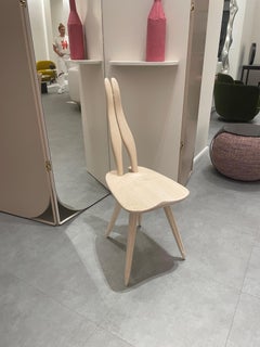 Zanotta Fenis CM Natural Frame Chair by Carlo Molino in STOCK