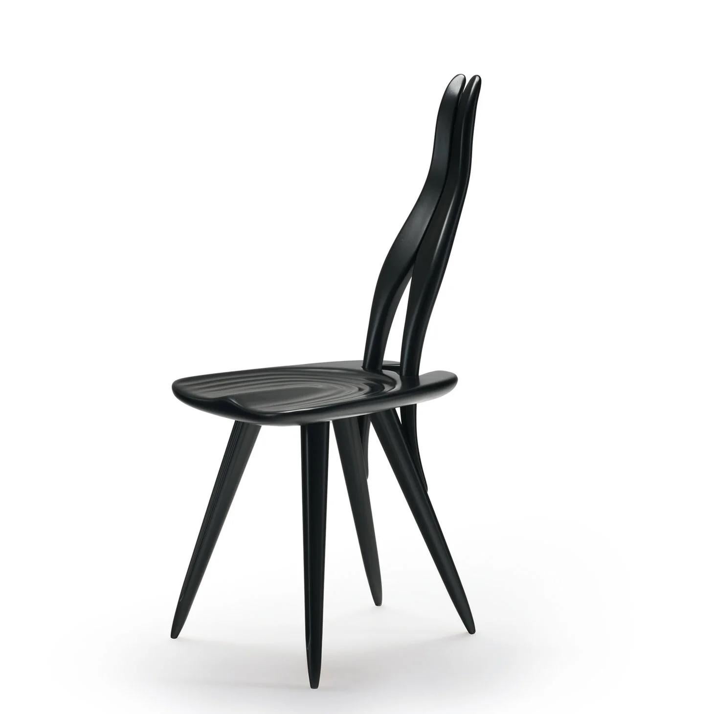 Chaise Zanotta Fenis CM en érable massif par  Carlo Mollino Neuf - En vente à New York, NY