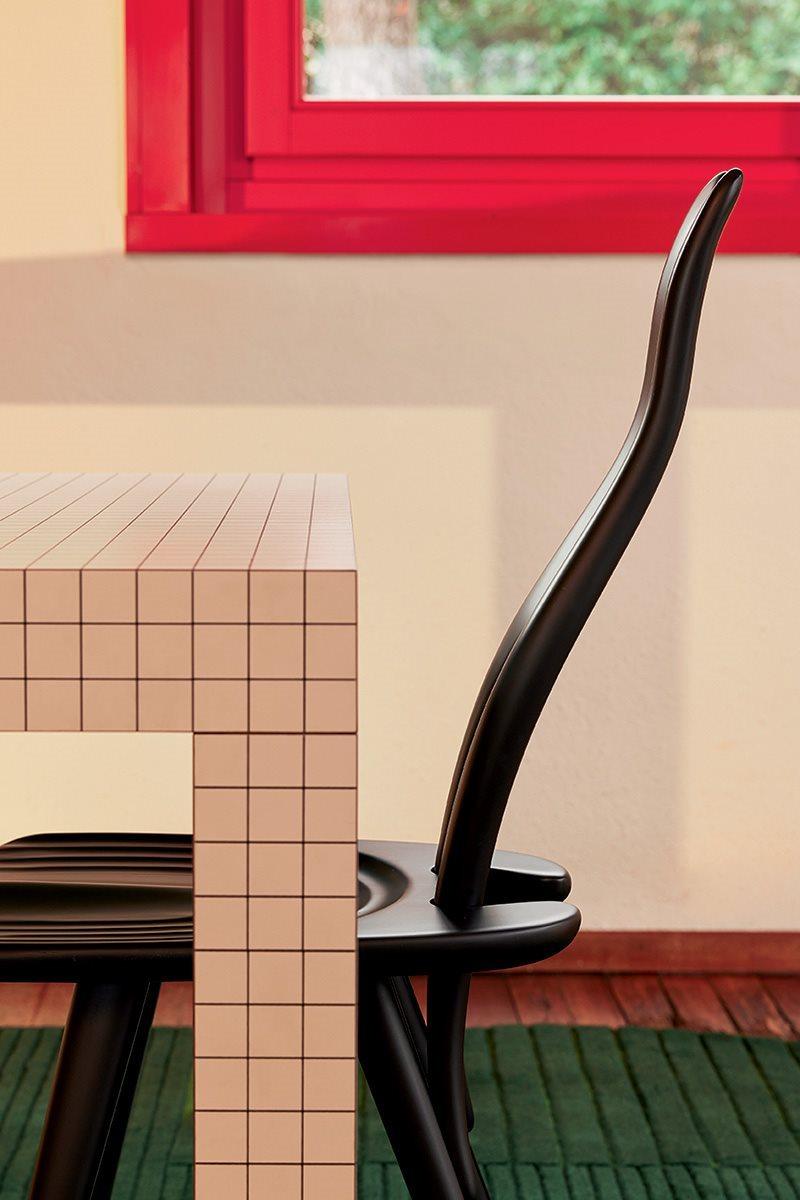 Chaise Zanotta Fenis CM en érable massif par  Carlo Mollino en vente 2