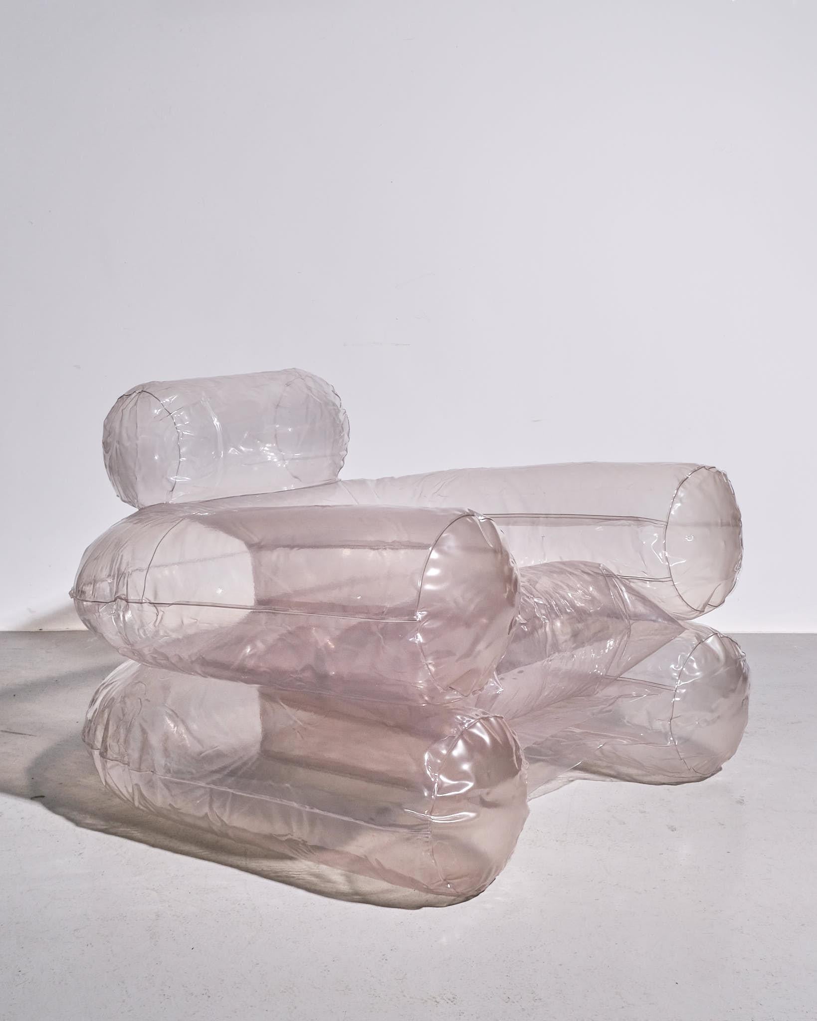 PVC Zanotta Inflatable 'Blow' Chair 1967 with Original Box For Sale