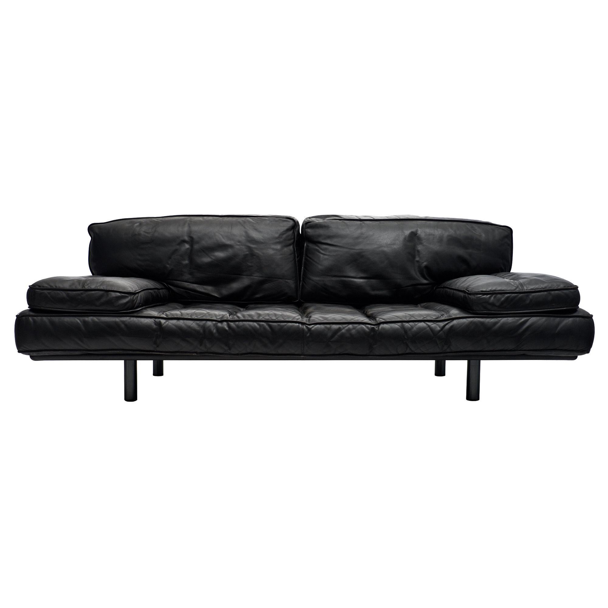 Zanotta Italian Leather Milano 210 Sofa