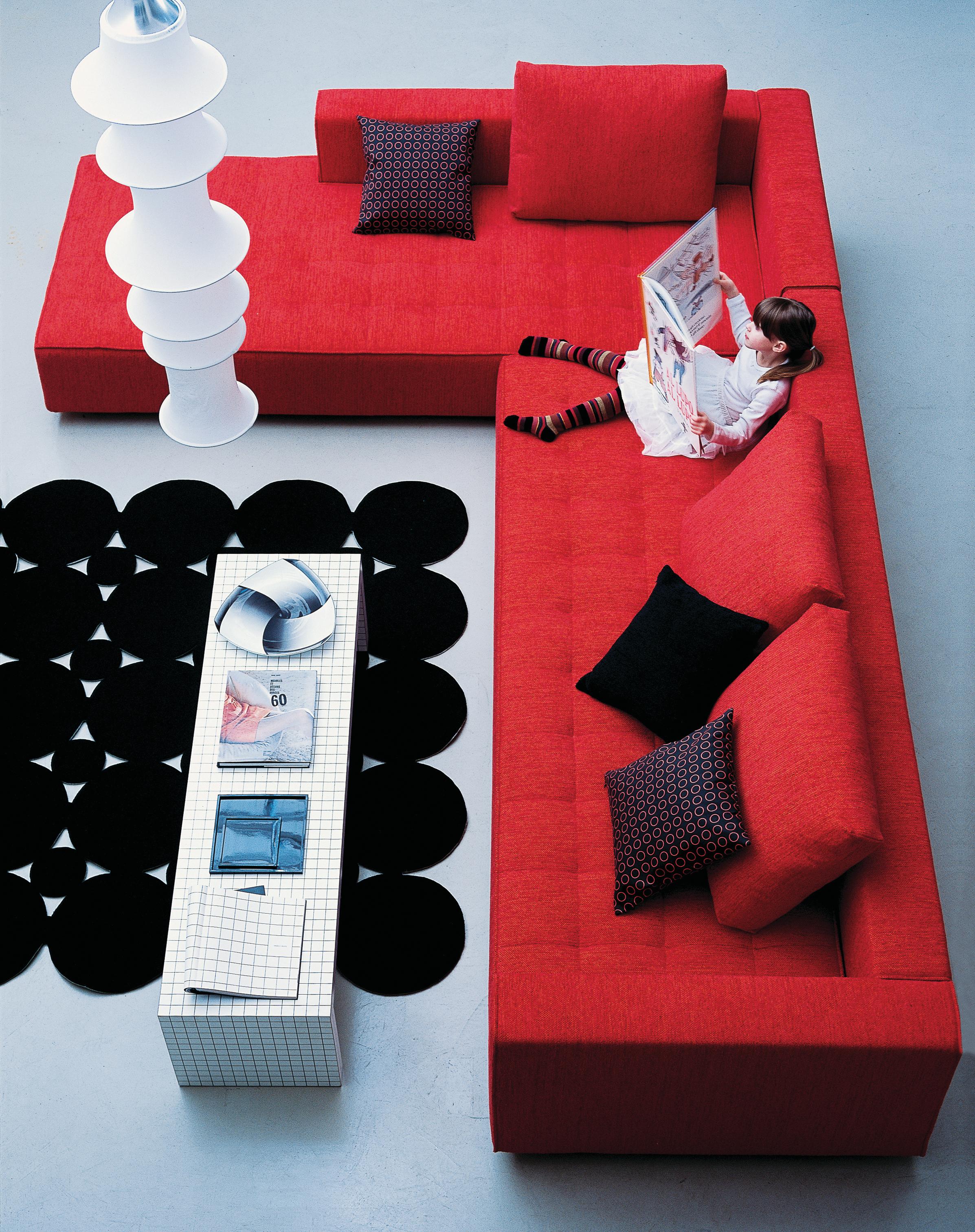 Modulares Sofa Zanotta Kilt aus Quadrifoglio-Stoff von Emaf Progetti (Italienisch) im Angebot