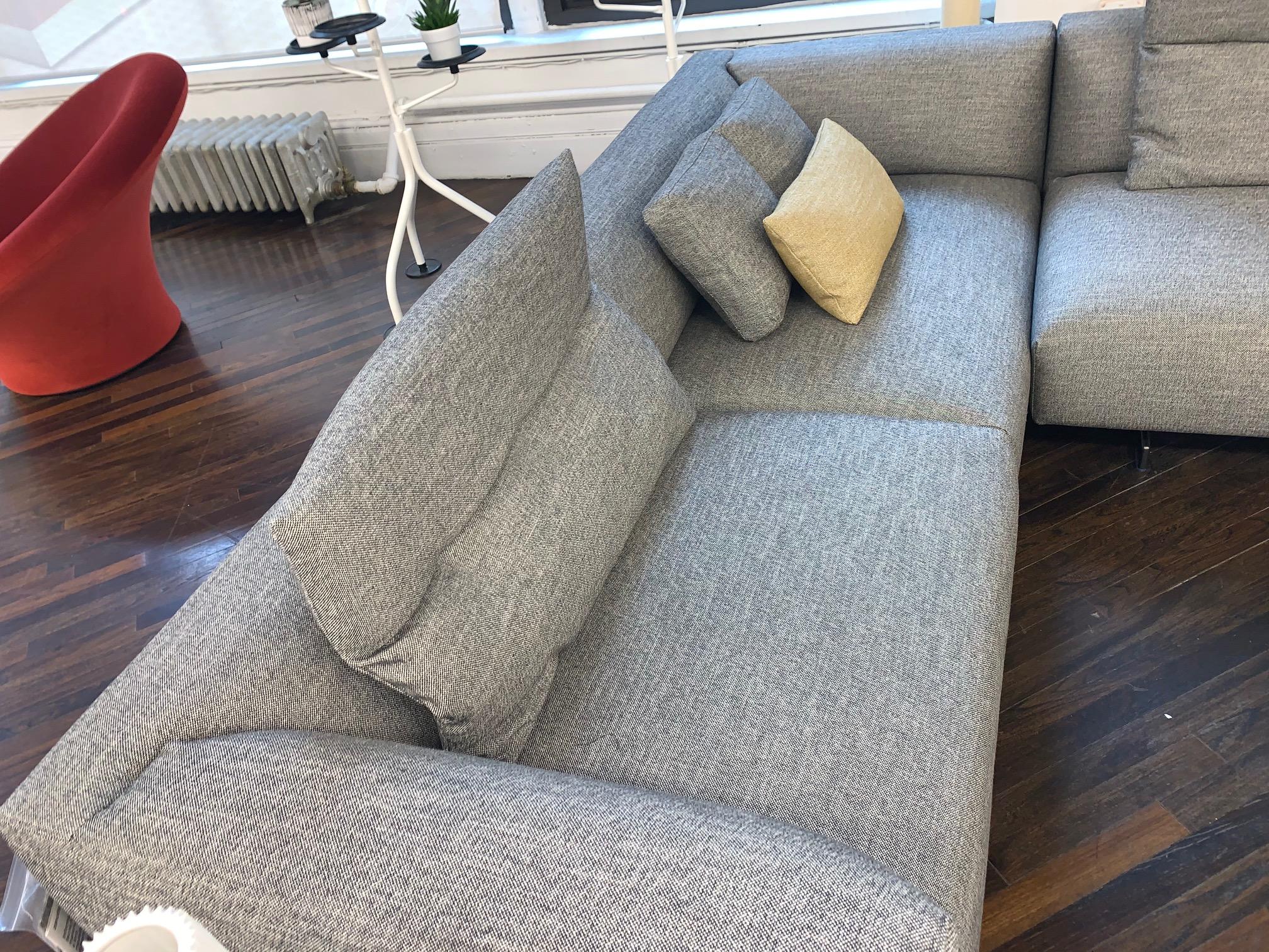 Zanotta Kim Sectional Sofa Designed by Ludovica & Roberto Palomba - In Stock In Good Condition In New York, NY