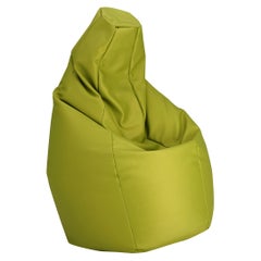 Zanotta Large Sacco in Green Vip Fabric by Gatti, Paolini, Teodoro