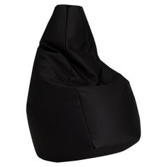 Zanotta Medium Sacco in Tessuto Vip Nero di Gatti, Paolini, Teodoro