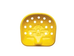 Zanotta Mezzadro Castiglioni Stool in Yellow with Chromium Plated Steel Base