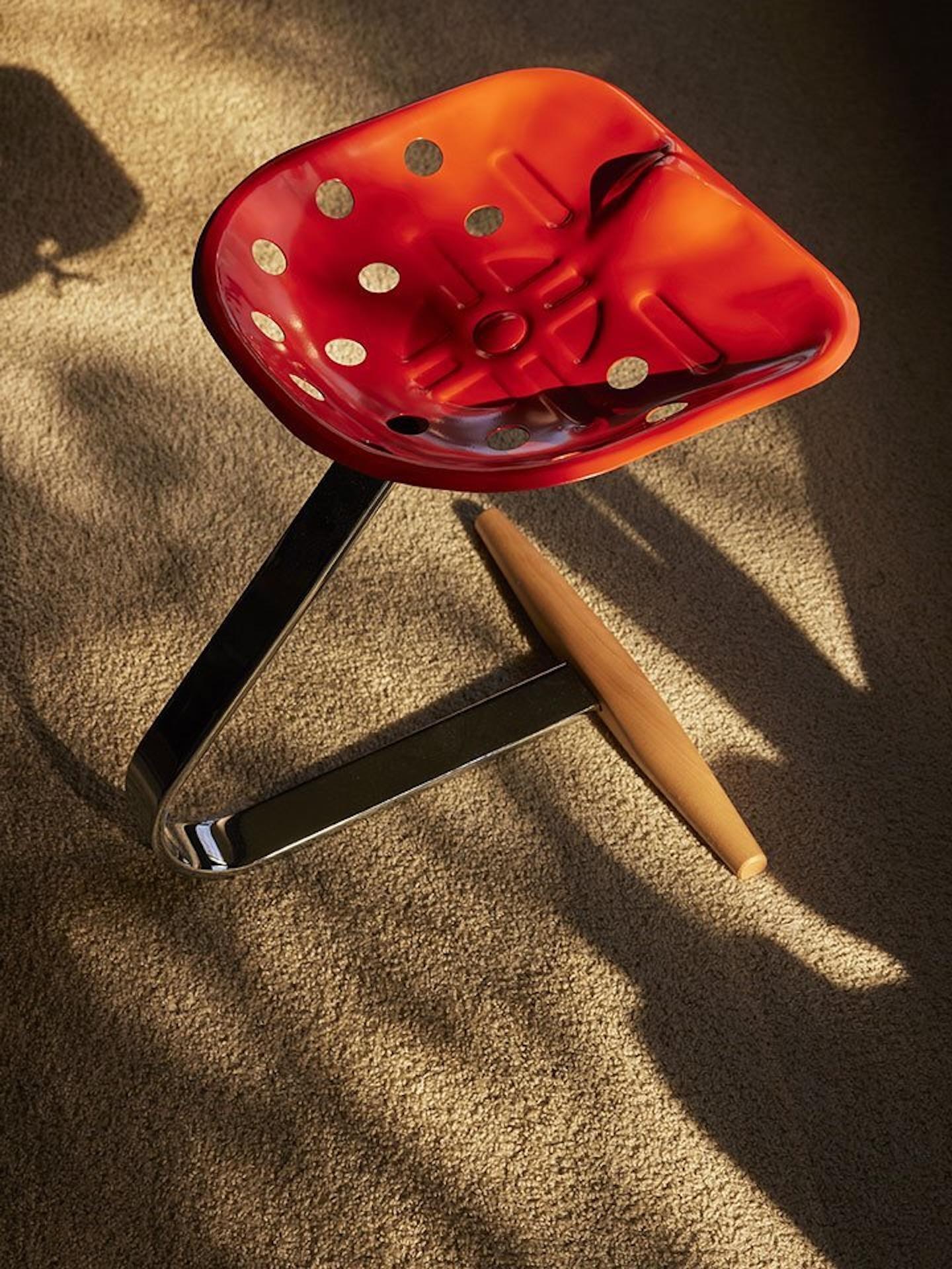 Zanotta Mezzadro-Hocker von  Achille und Pier Giacomo Castiglioni im Angebot 6