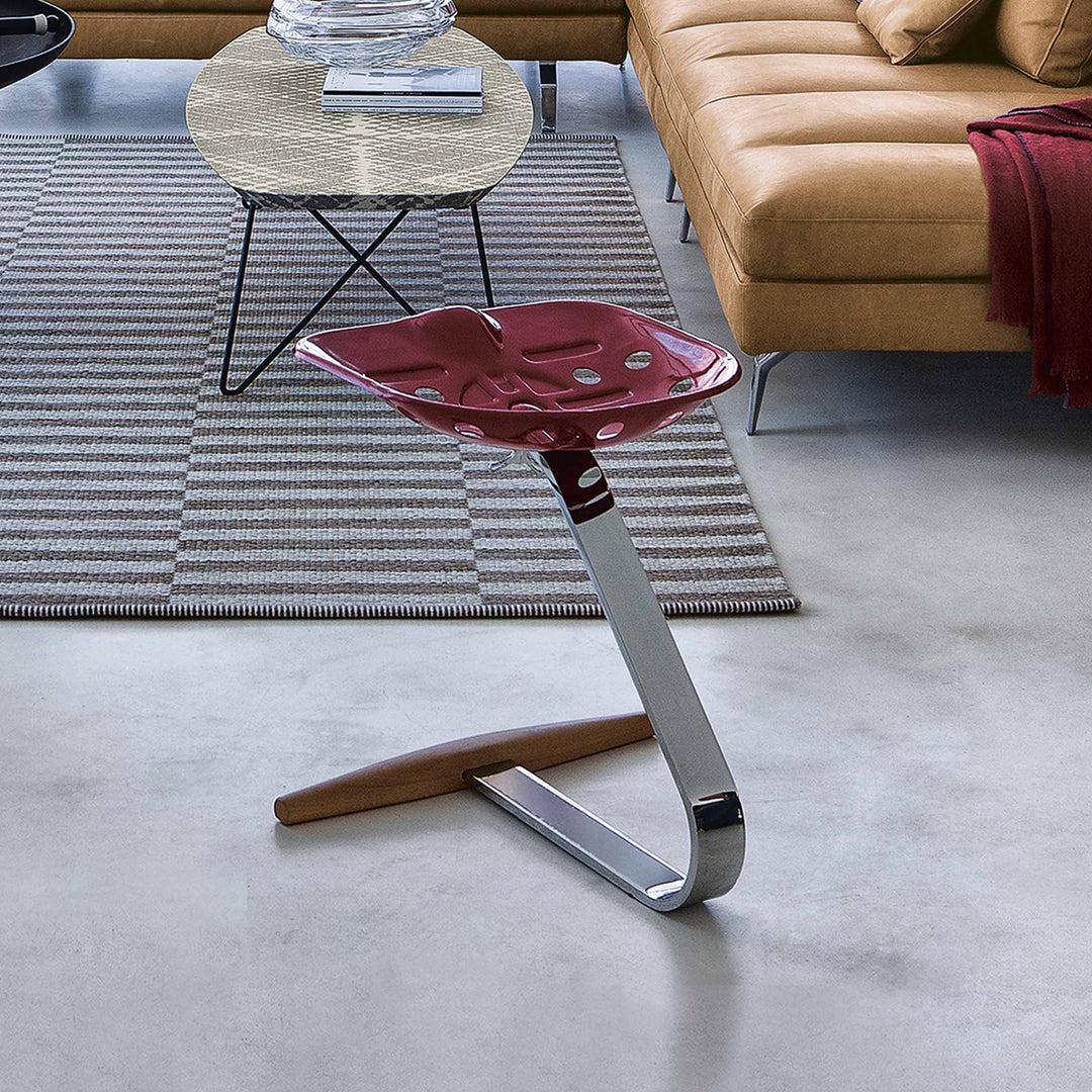 Zanotta Mezzadro-Hocker von  Achille und Pier Giacomo Castiglioni (Stahl) im Angebot