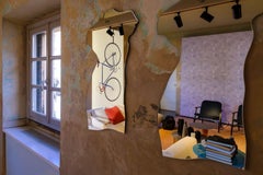 Zanotta Milo CM Scherenschnitt-Spiegel Hommage an Carlo Mollino