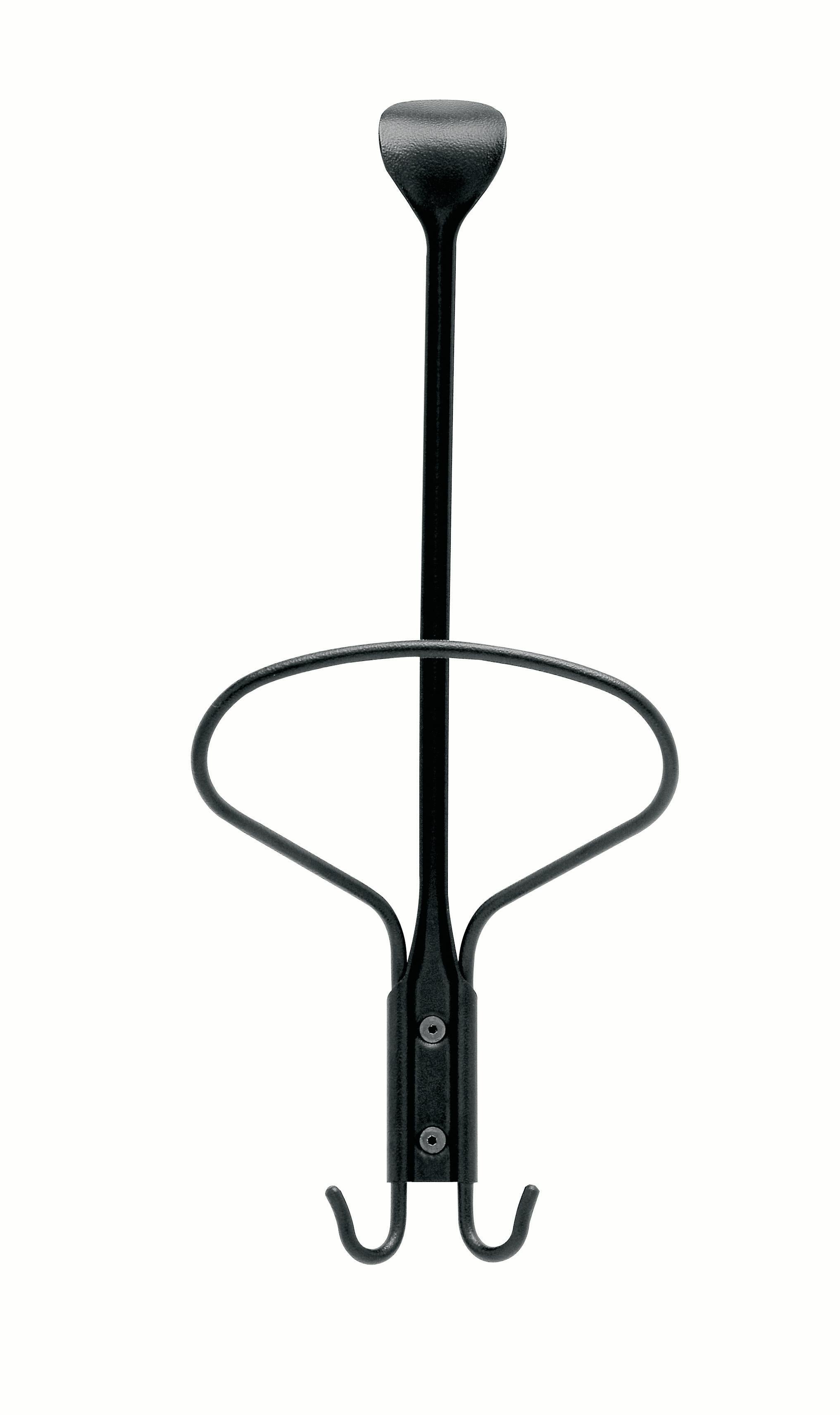 Zanotta Museo Coat Hanger in Black Painted Steel with Scratch-Resistant Finish by Enzo Mari

Wall-mounted coat hanger single steel element, painted black or white with scratch- resistant finish. Available in black or white. The hat rack is sold in