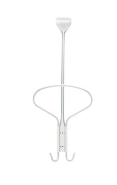 Zanotta Museo Coat Hanger in White Painted Steel with Scratch-Resistant Finish