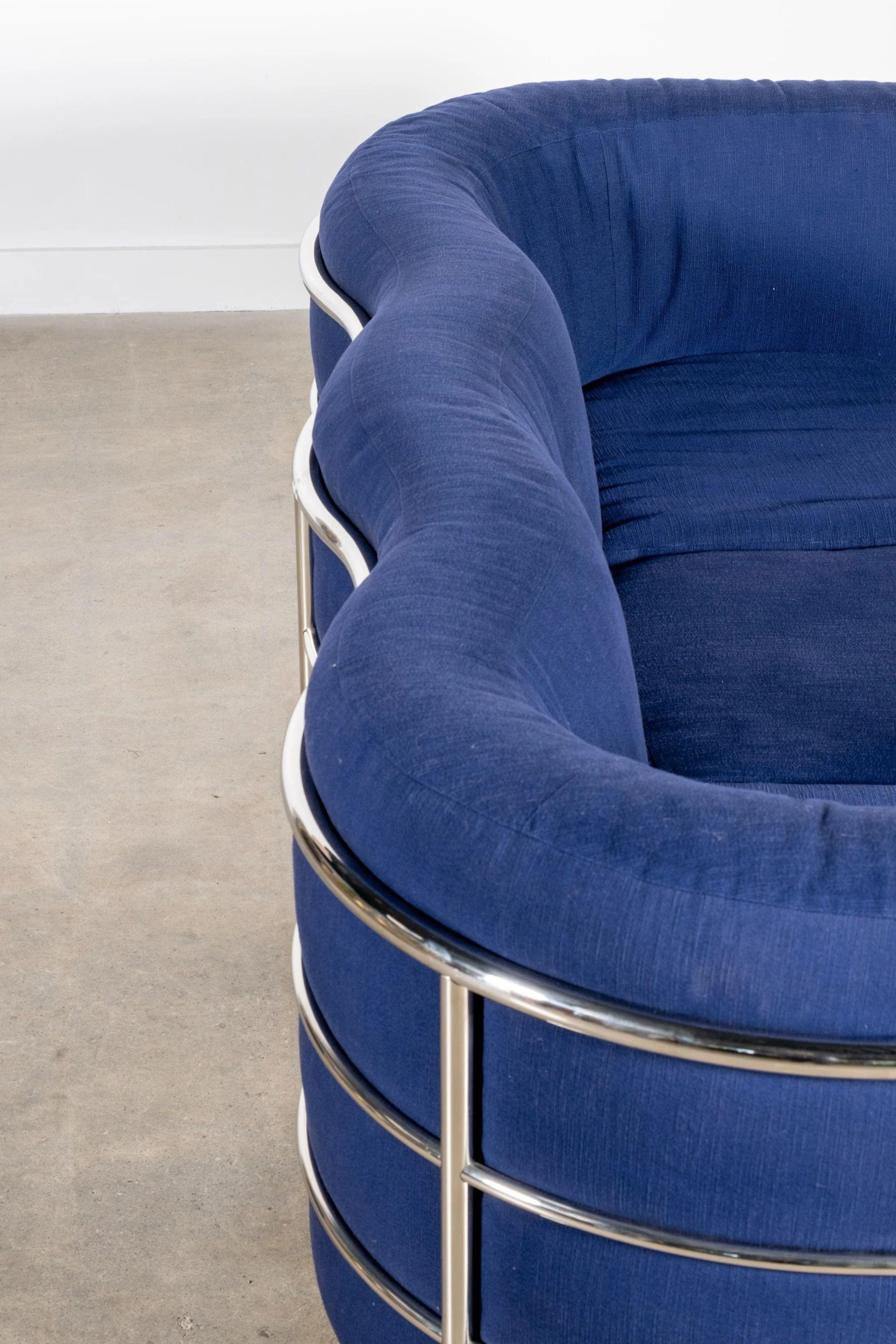 Sofá Zanotta Onda by De Pas, D'Urbino, Lomazzi Acero en venta