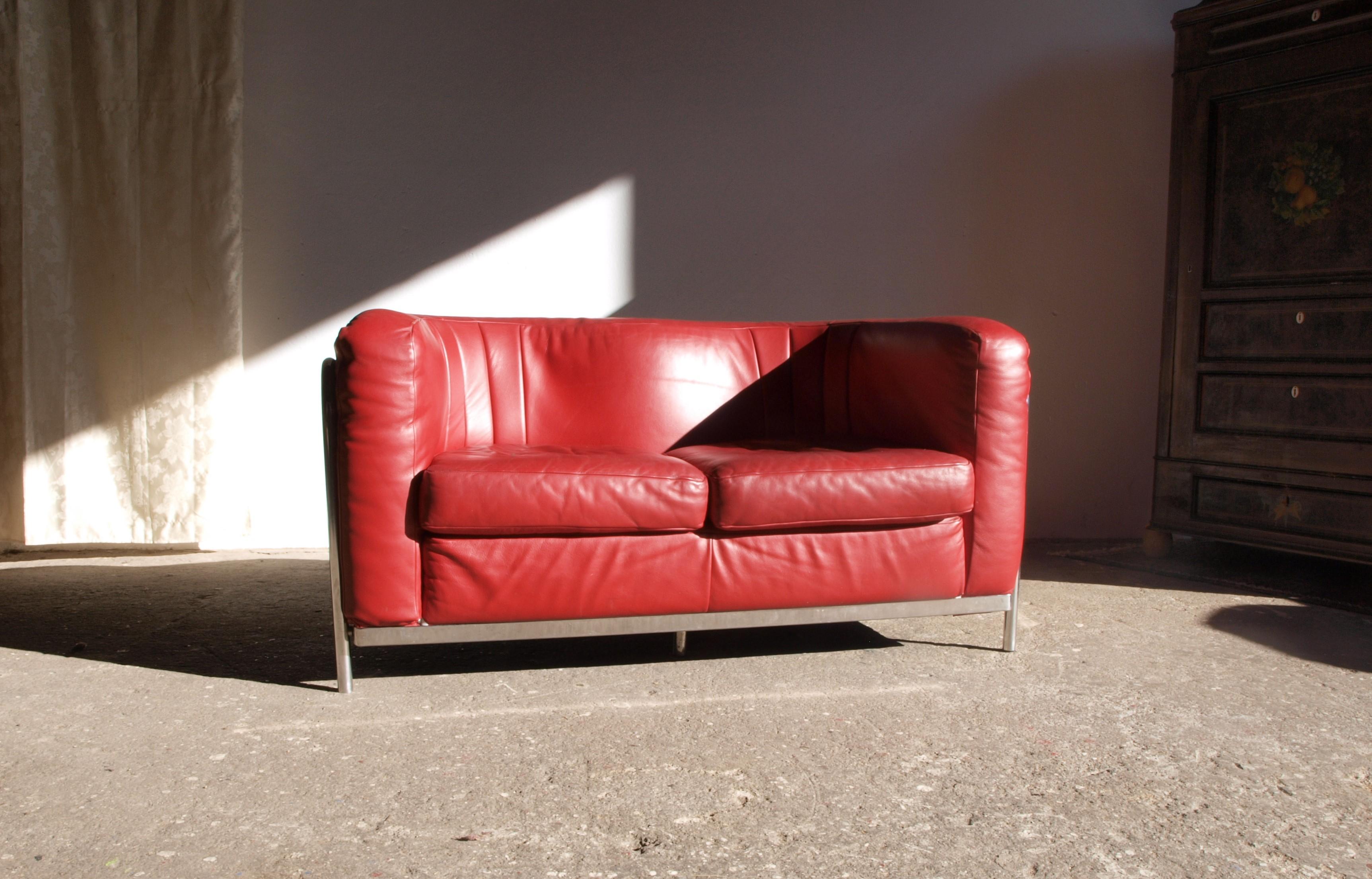 Industrial Zanotta Onda Sofa Classic Italian Design For Sale