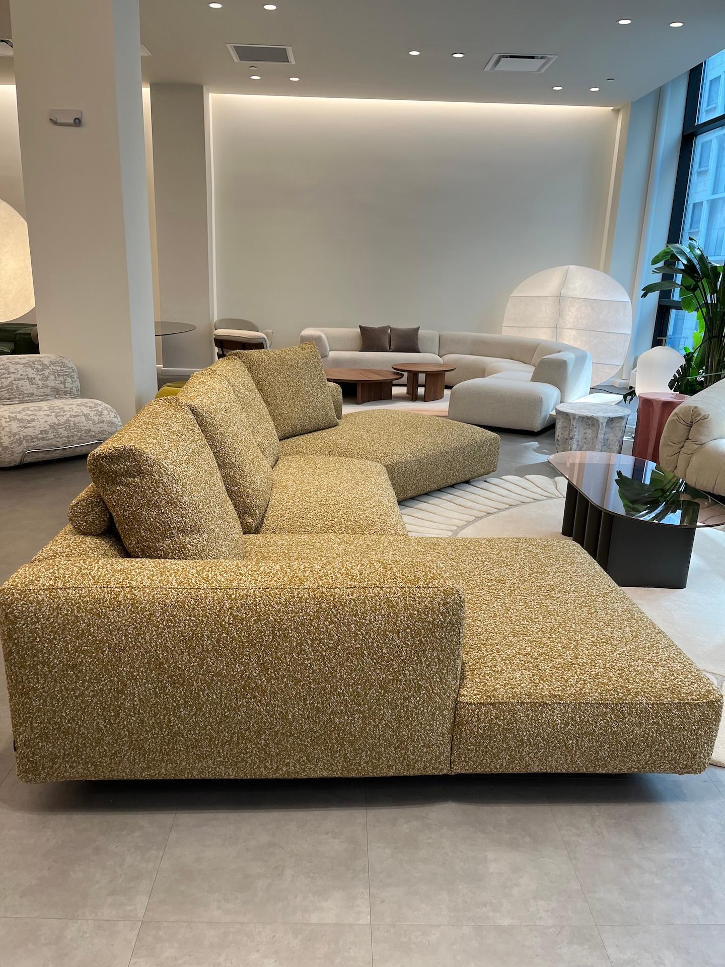 Italian Zanotta Pianoalto Sectional Sofa by Ludovica+Roberto Palomba in STOCK For Sale