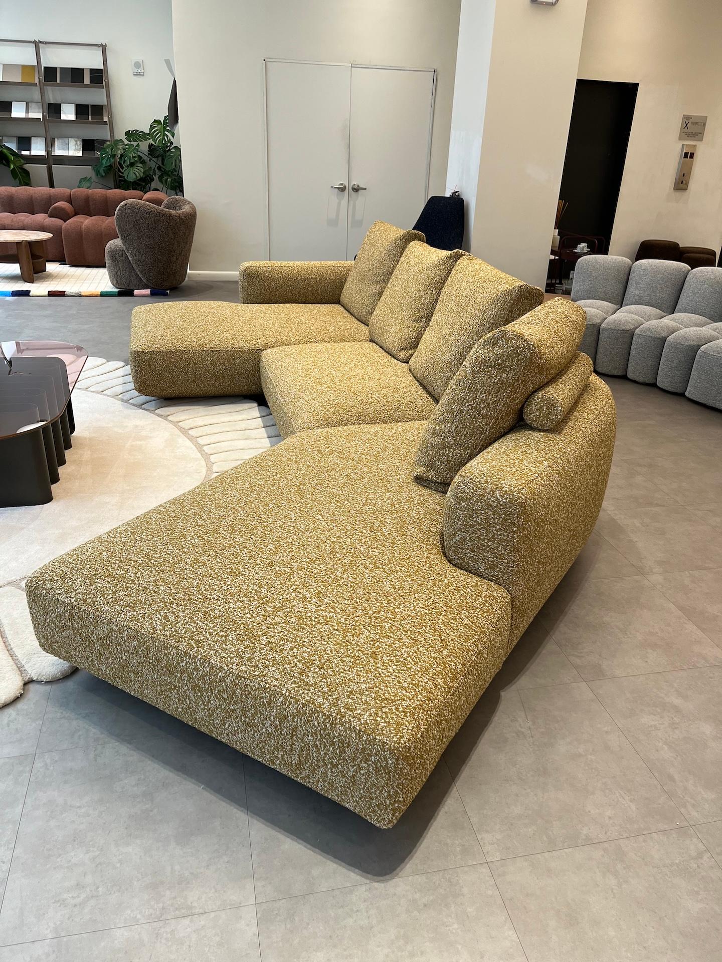 Contemporary Zanotta Pianoalto Sectional Sofa by Ludovica+Roberto Palomba in STOCK For Sale