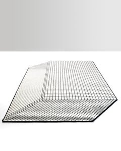 Zanotta Quaderna 150 Tapis moyen en laine par Superstudio