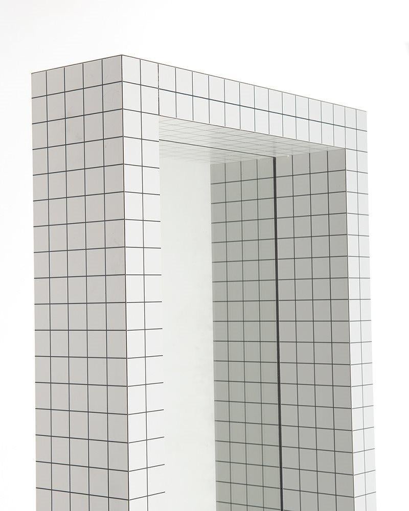 Contemporary Zanotta Quaderna 476 Mirror by Superstudio For Sale