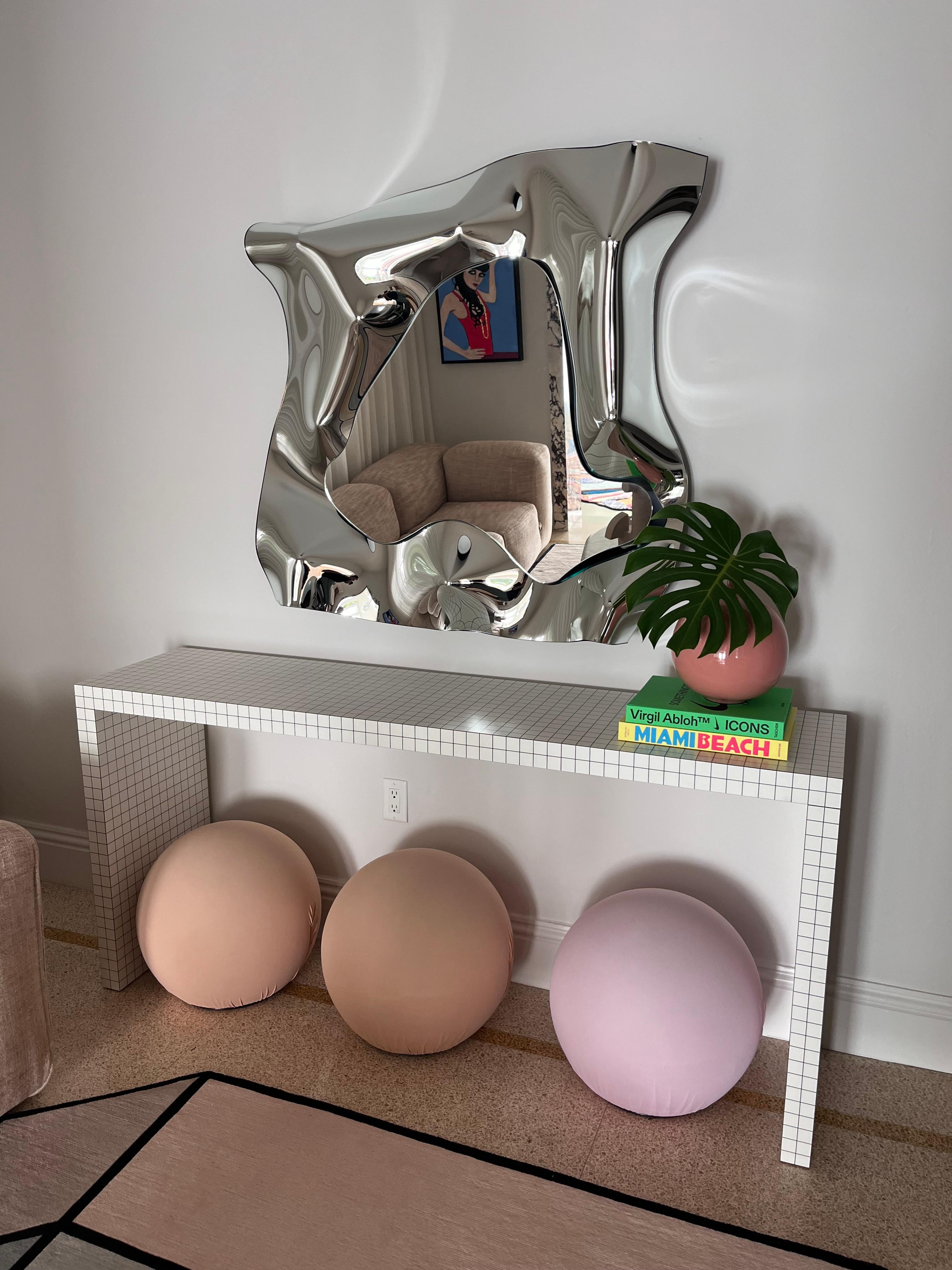 Contemporary Zanotta Quaderna Console by Superstudio in STOCK