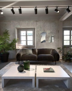 Zanotta Quaderna 656 Small Table in White Plastic Laminate by Superstudio